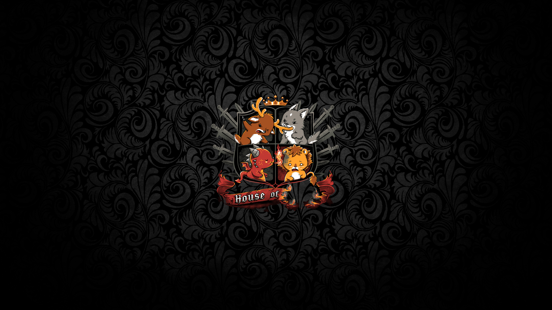 House of the Dragon chibi crest HD Wallpaper