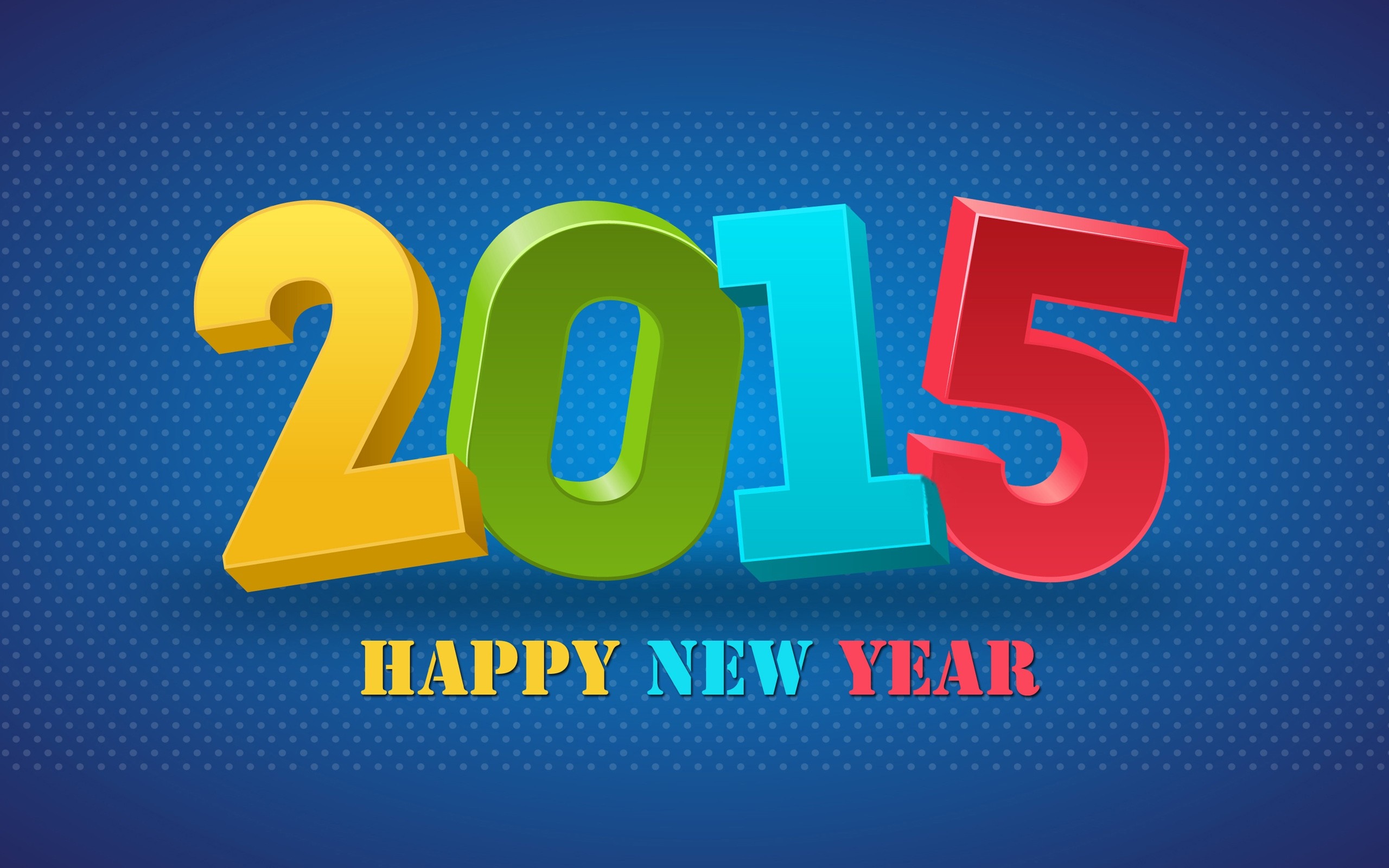 Happy New Year 2015 illustration HD Wallpaper