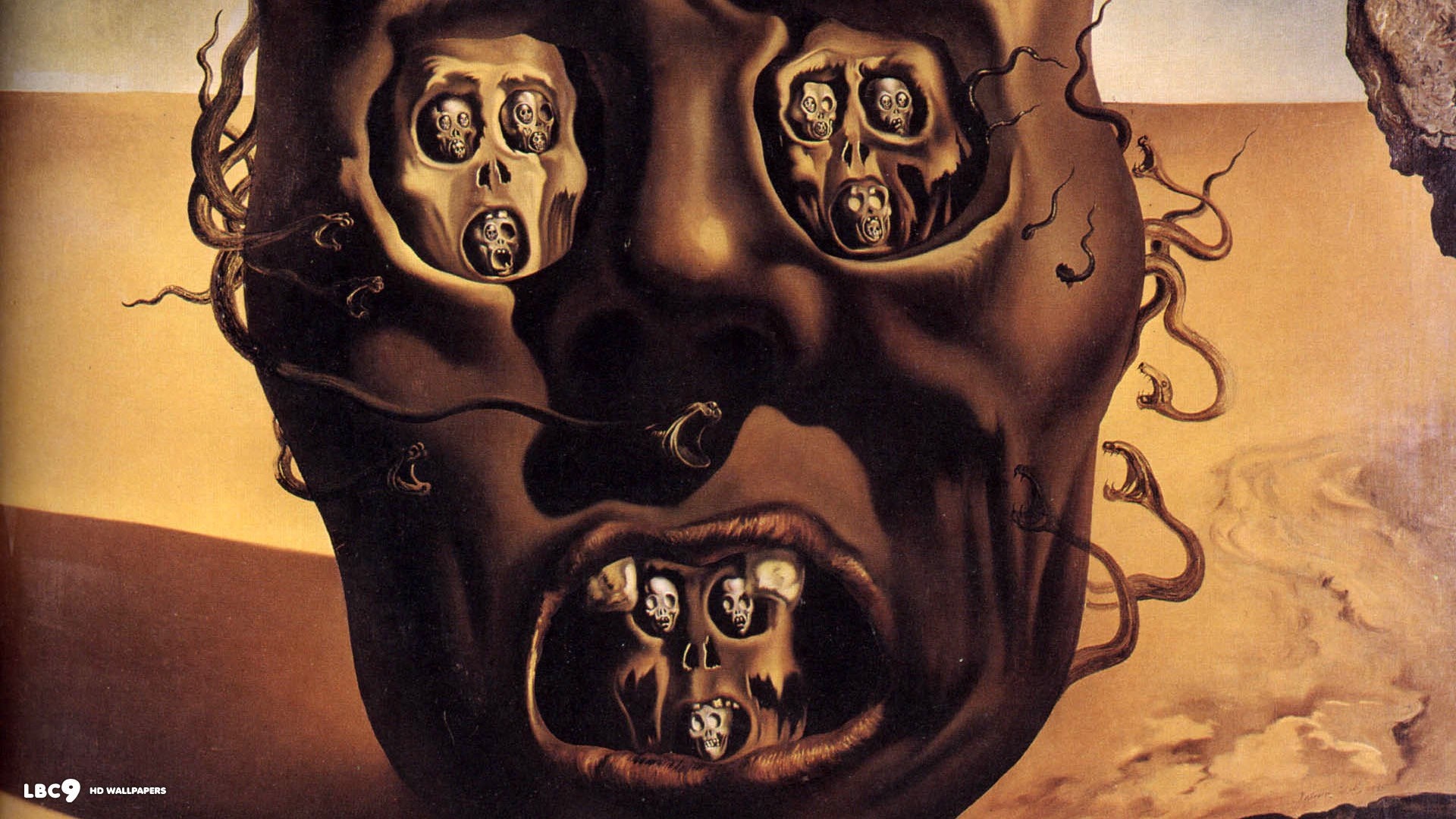 The Face of War by Salvador Dalí HD Wallpaper