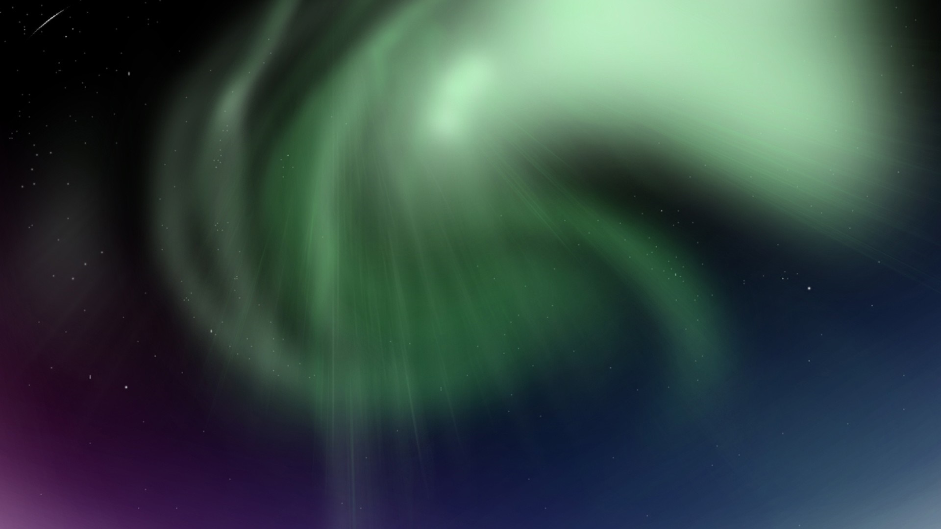 Aurora Borealis in the Night Sky HD Wallpaper
