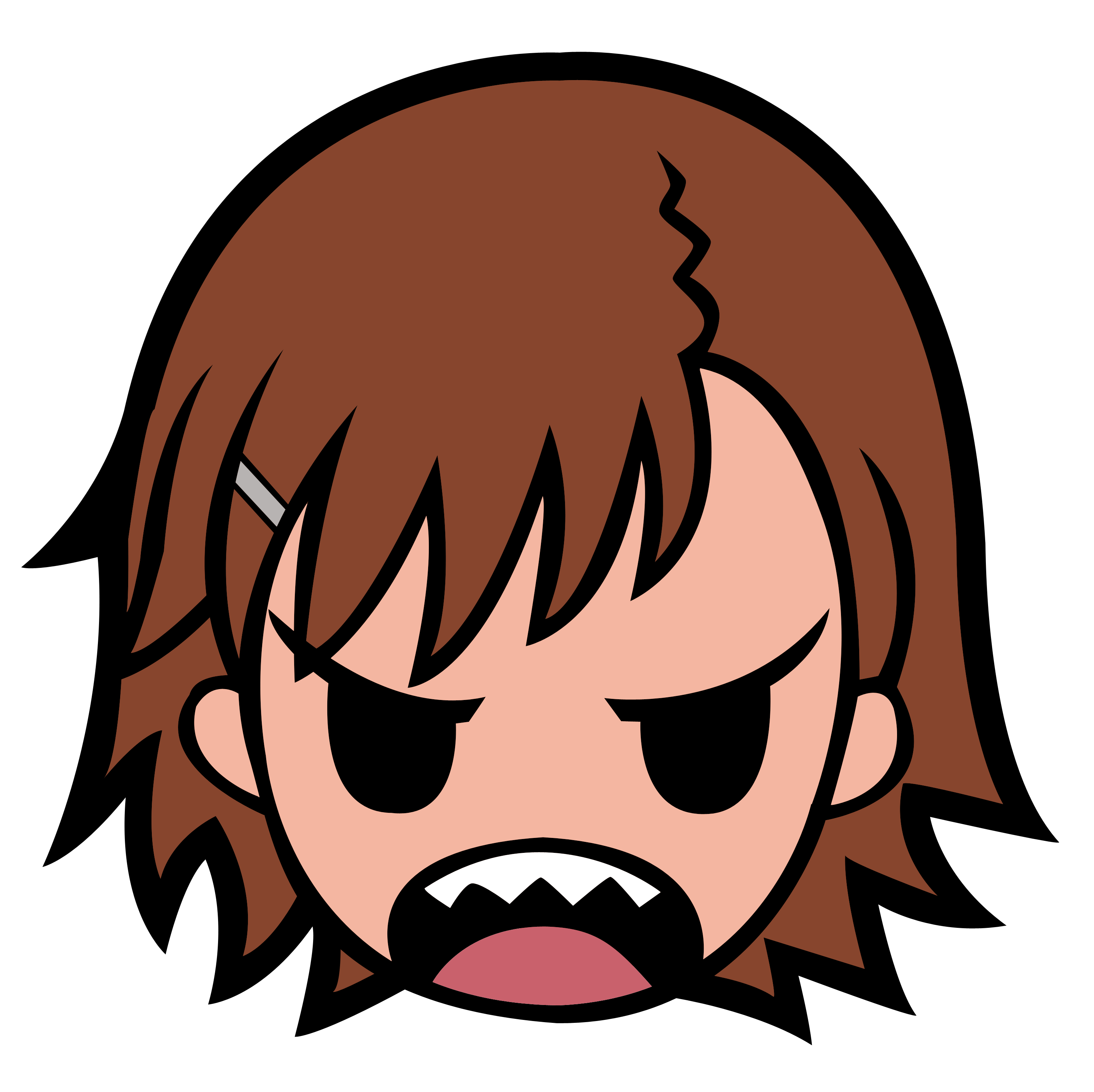 Misaka Mikoto from To Aru Kagaku no Railgun Chibi Face HD Wallpaper