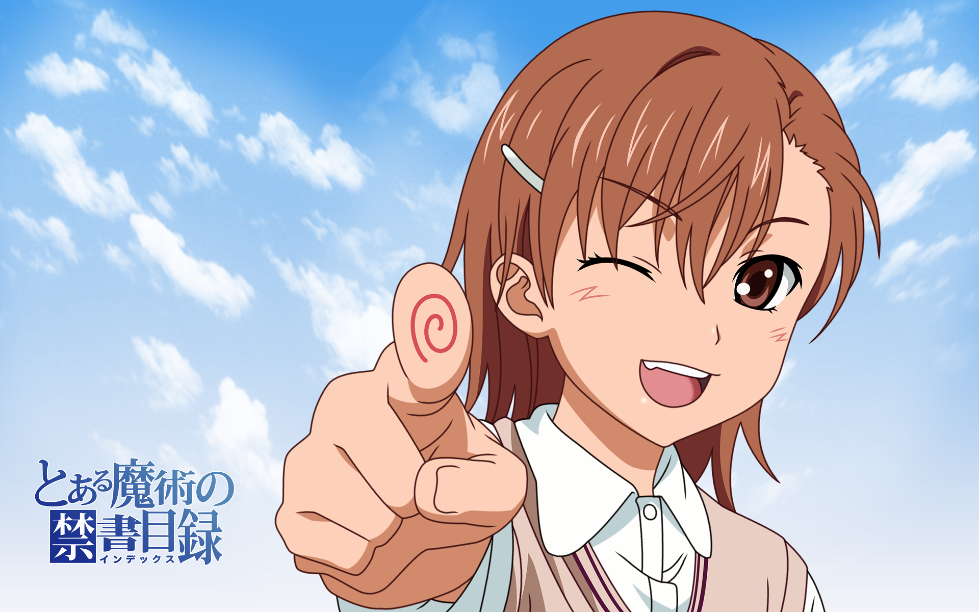 Misaka Mikoto from To Aru Kagaku no Railgun HD Wallpaper