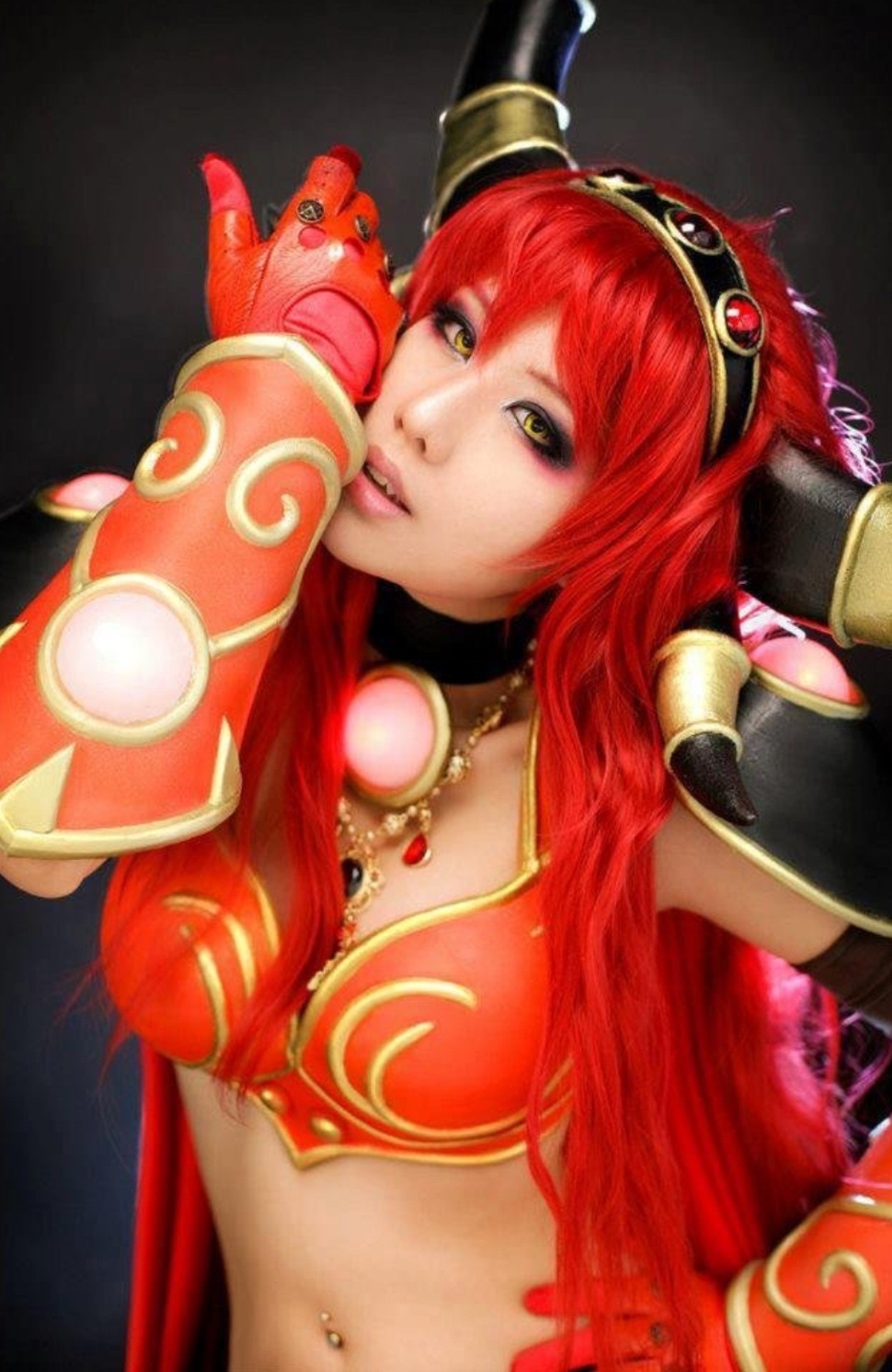 Alexstrasza cosplay from World of Warcraft by Tasha HD Wallpaper