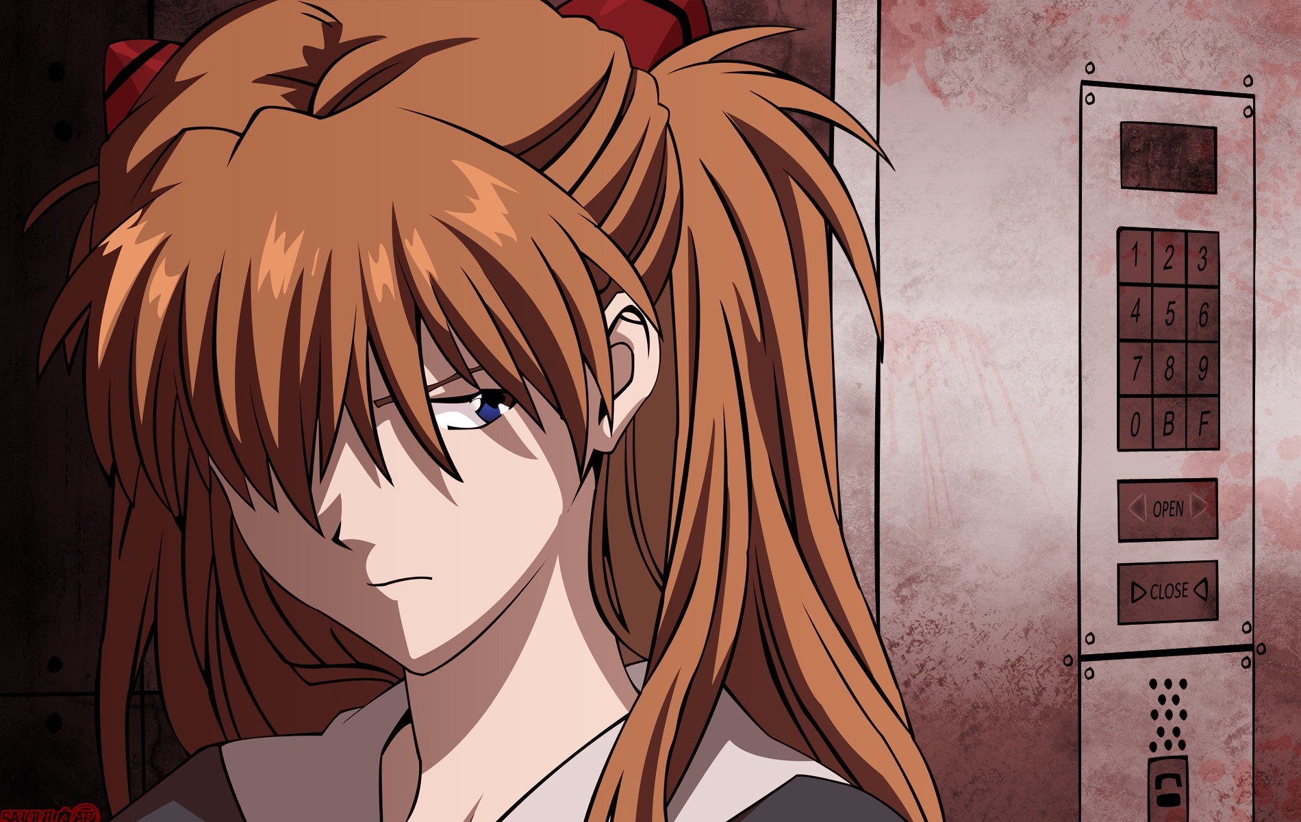 Asuka Langley Soryu from Neon Genesis Evangelion HD Wallpaper