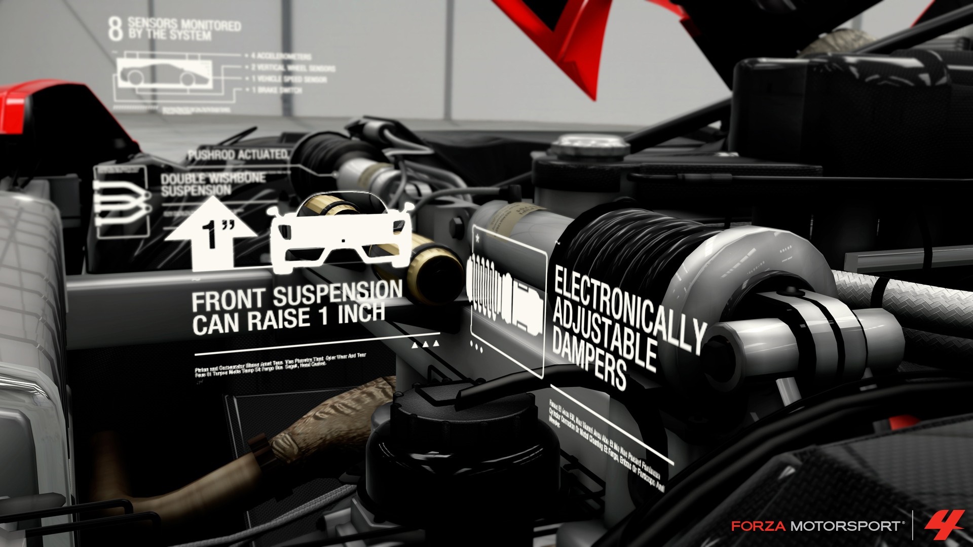 Forza Motorsport 4 car suspension system HD Wallpaper