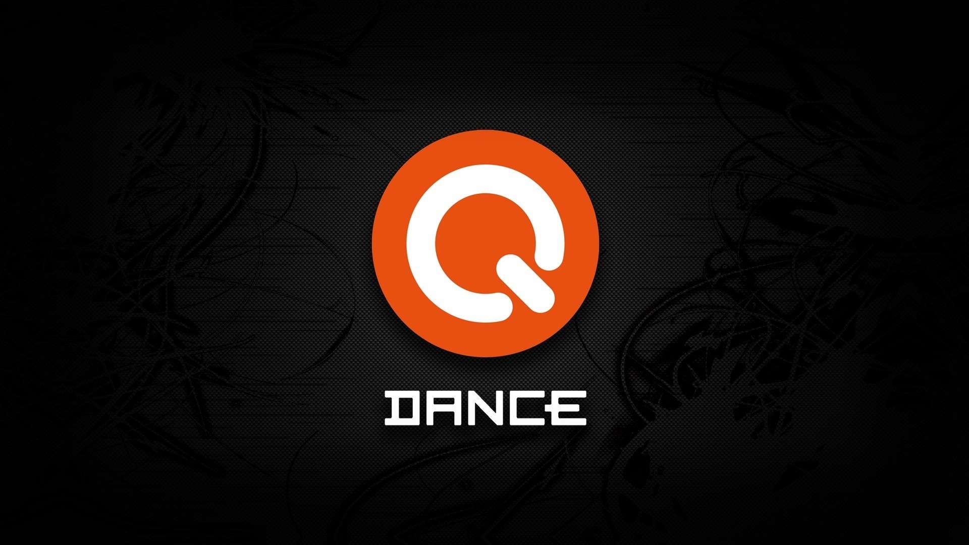 Q Dance logo with abstract background HD Wallpaper