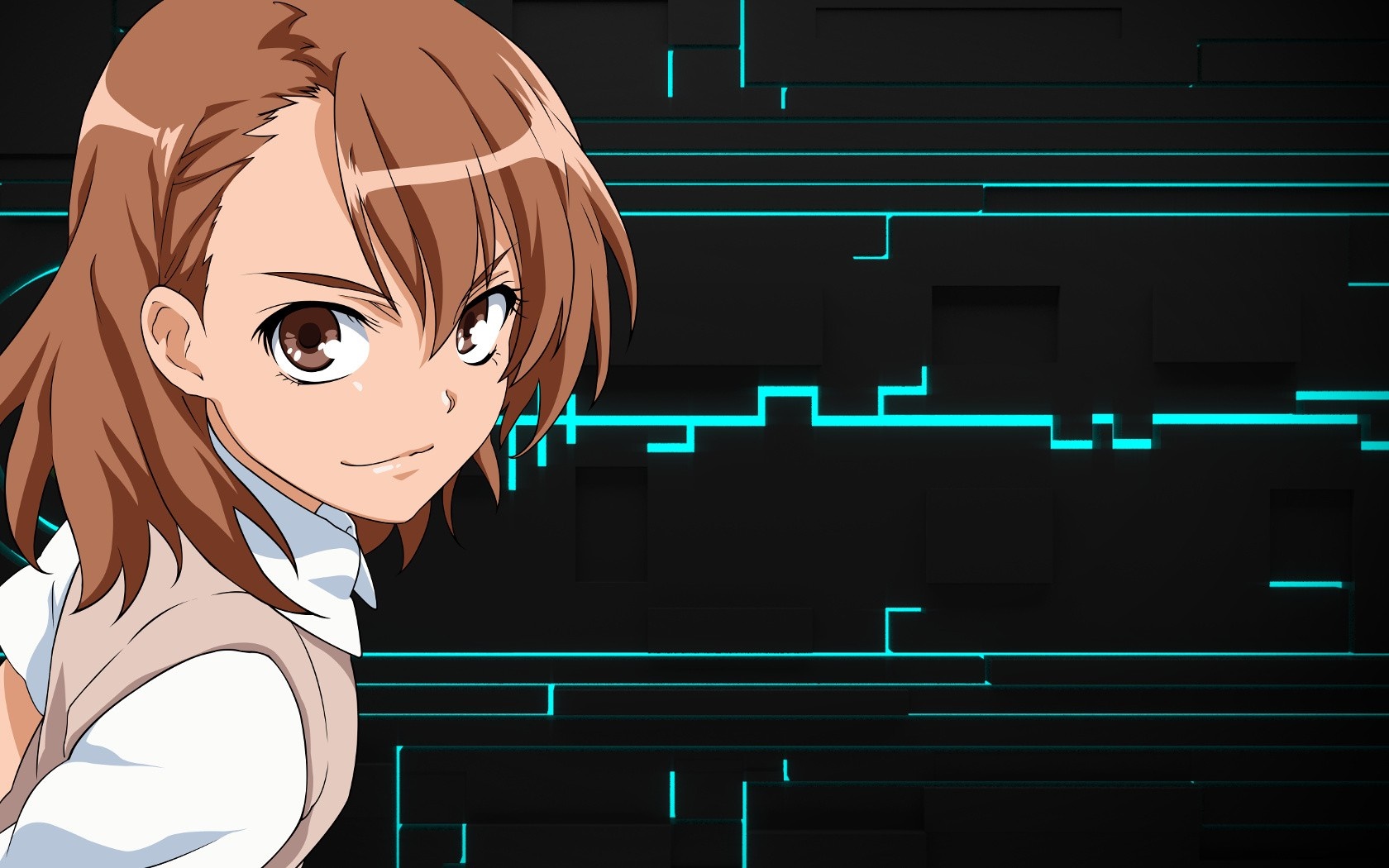 Misaka Mikoto from To Aru Kagaku no Railgun HD Wallpaper