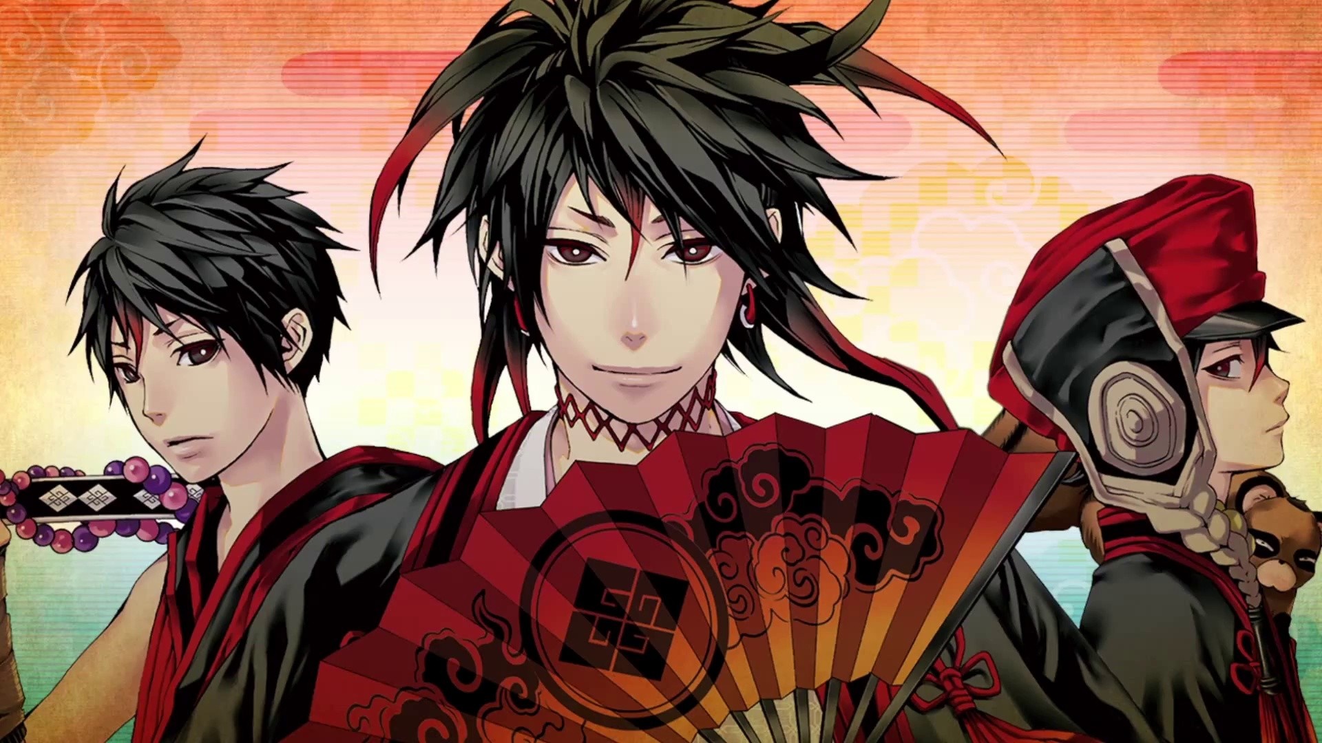 Characters from Donten ni Warau HD Wallpaper
