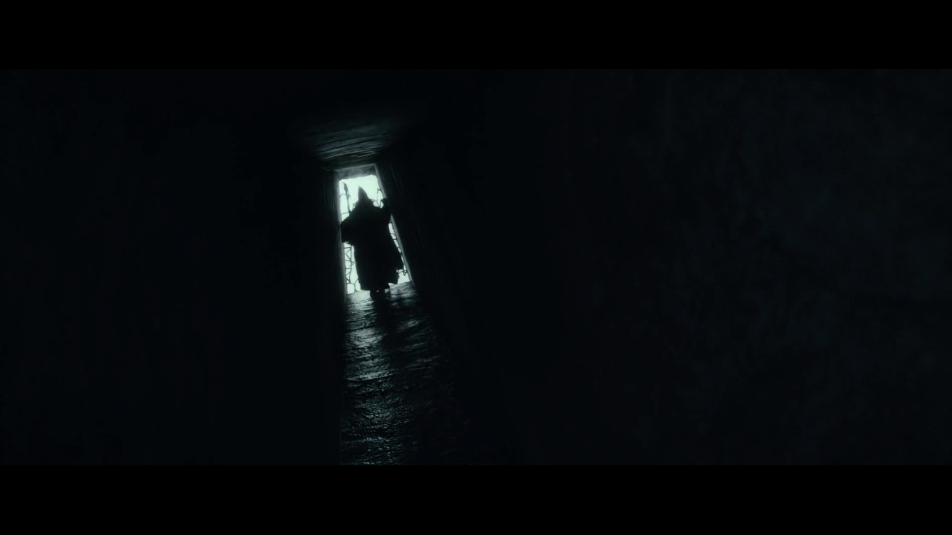 Gandalf in a dark tunnel HD Wallpaper