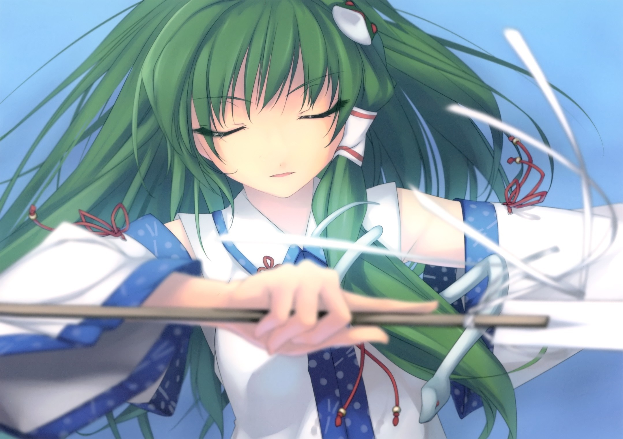 Kochiya Sanae from Touhou HD Wallpaper