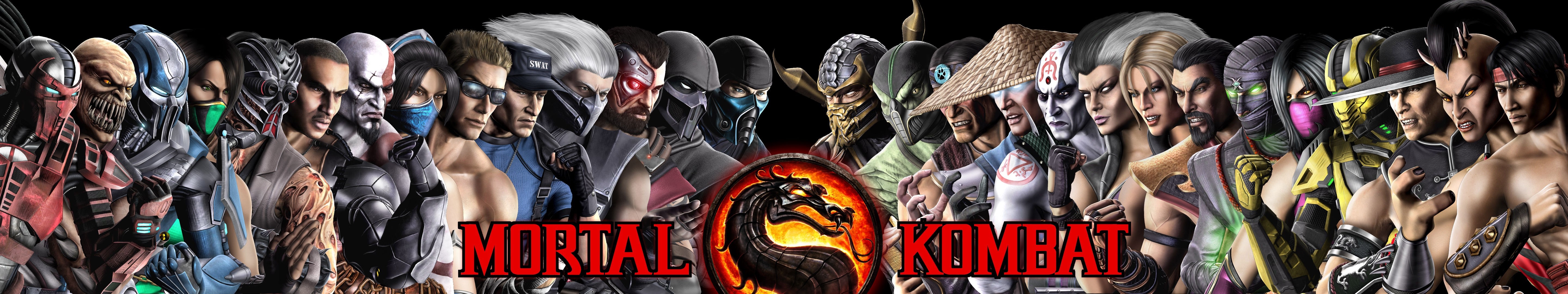 Mortal Kombat characters lineup HD Wallpaper