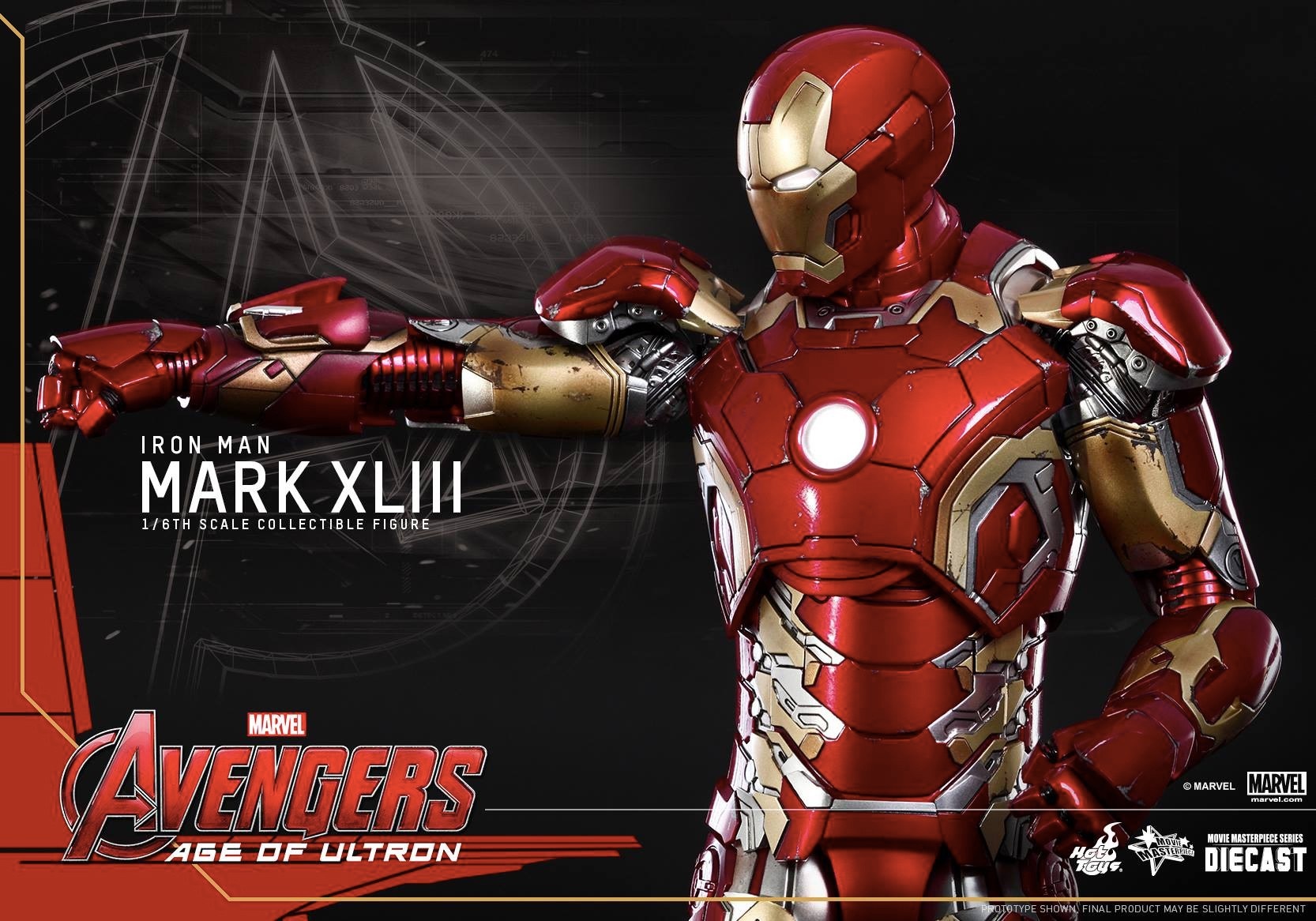 Iron Man Mark XLIII from Avengers: Age of Ultron HD Wallpaper