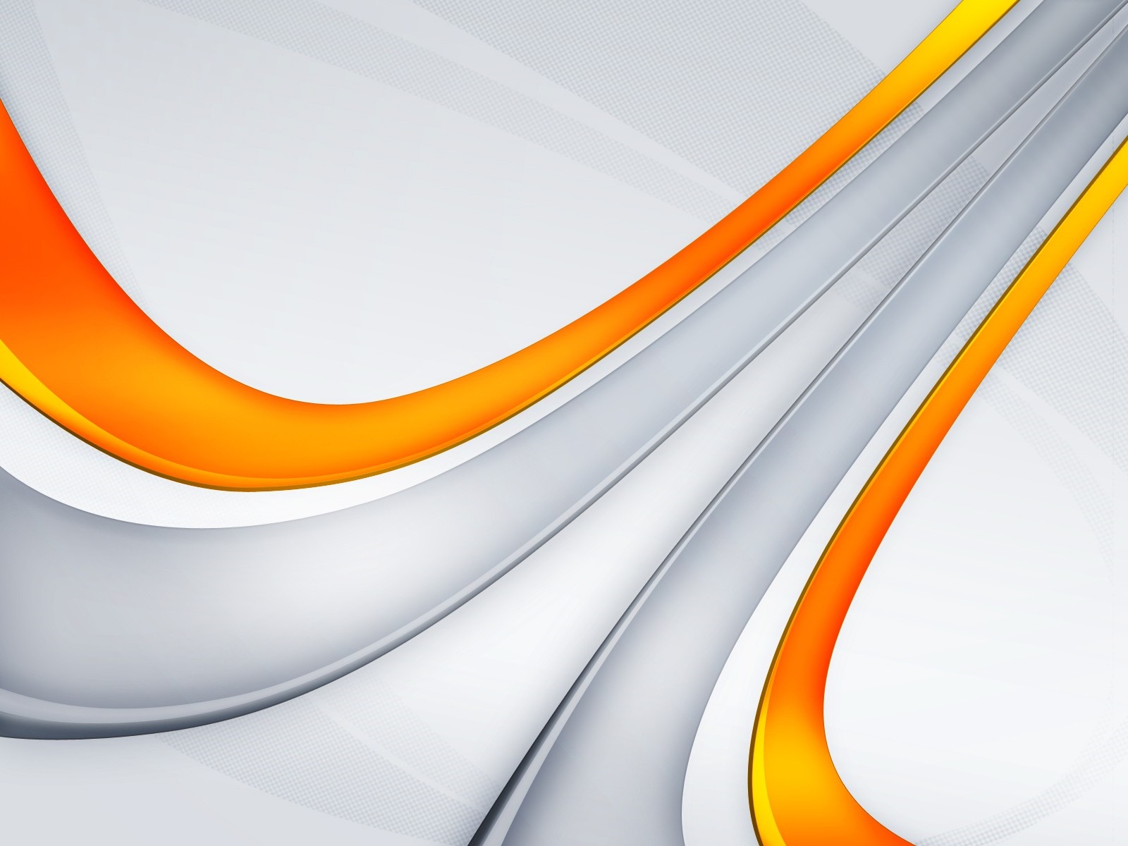 Abstract Orange and Gray Waves Background HD Wallpaper
