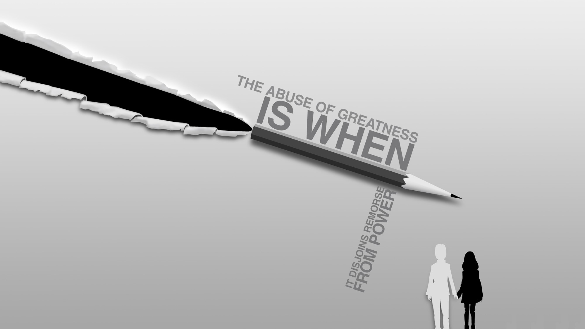 The Abuse of Greatness is When It Disjoins Remorse From Power HD Wallpaper