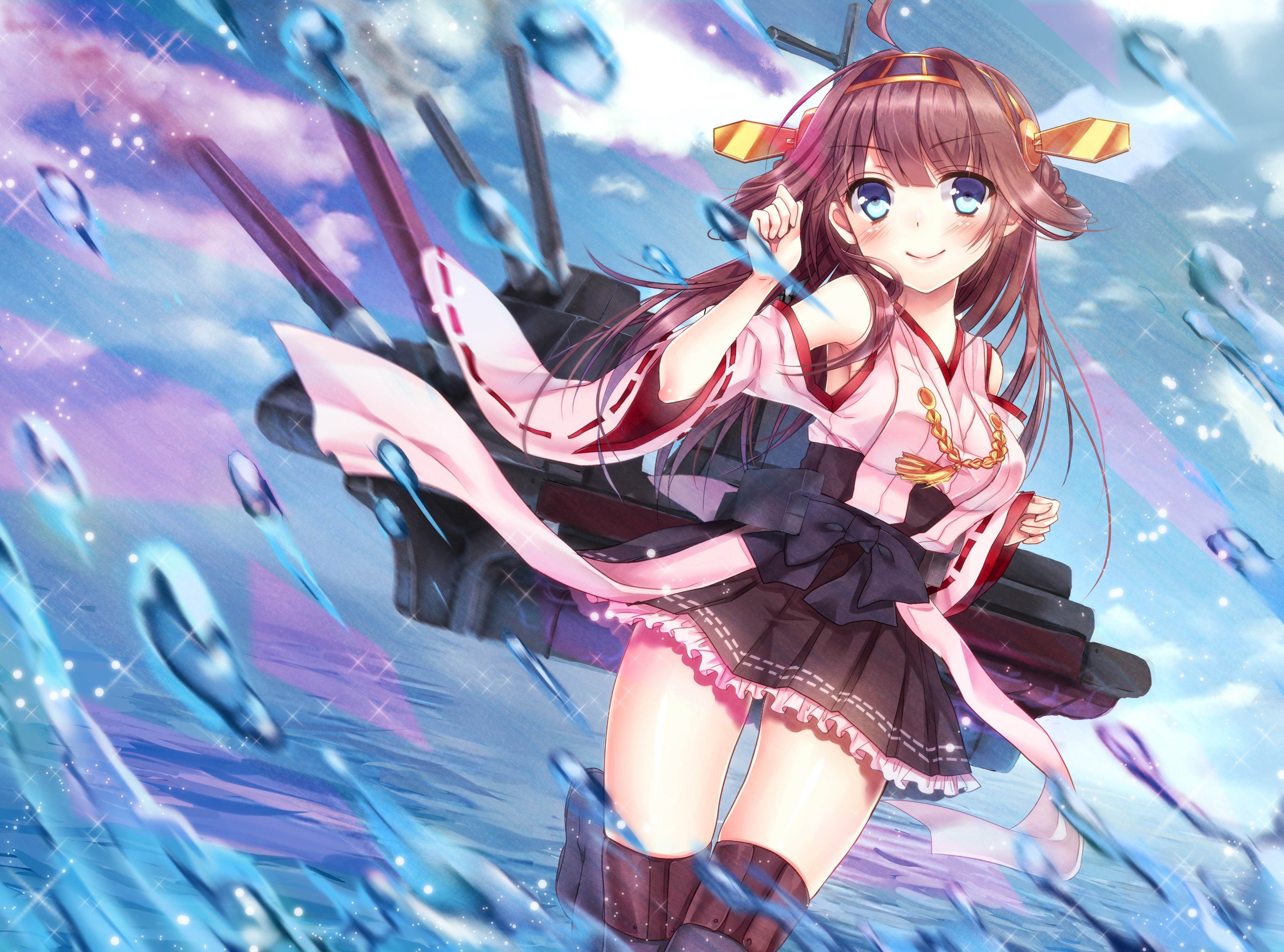Kongou from Kantai Collection HD Wallpaper