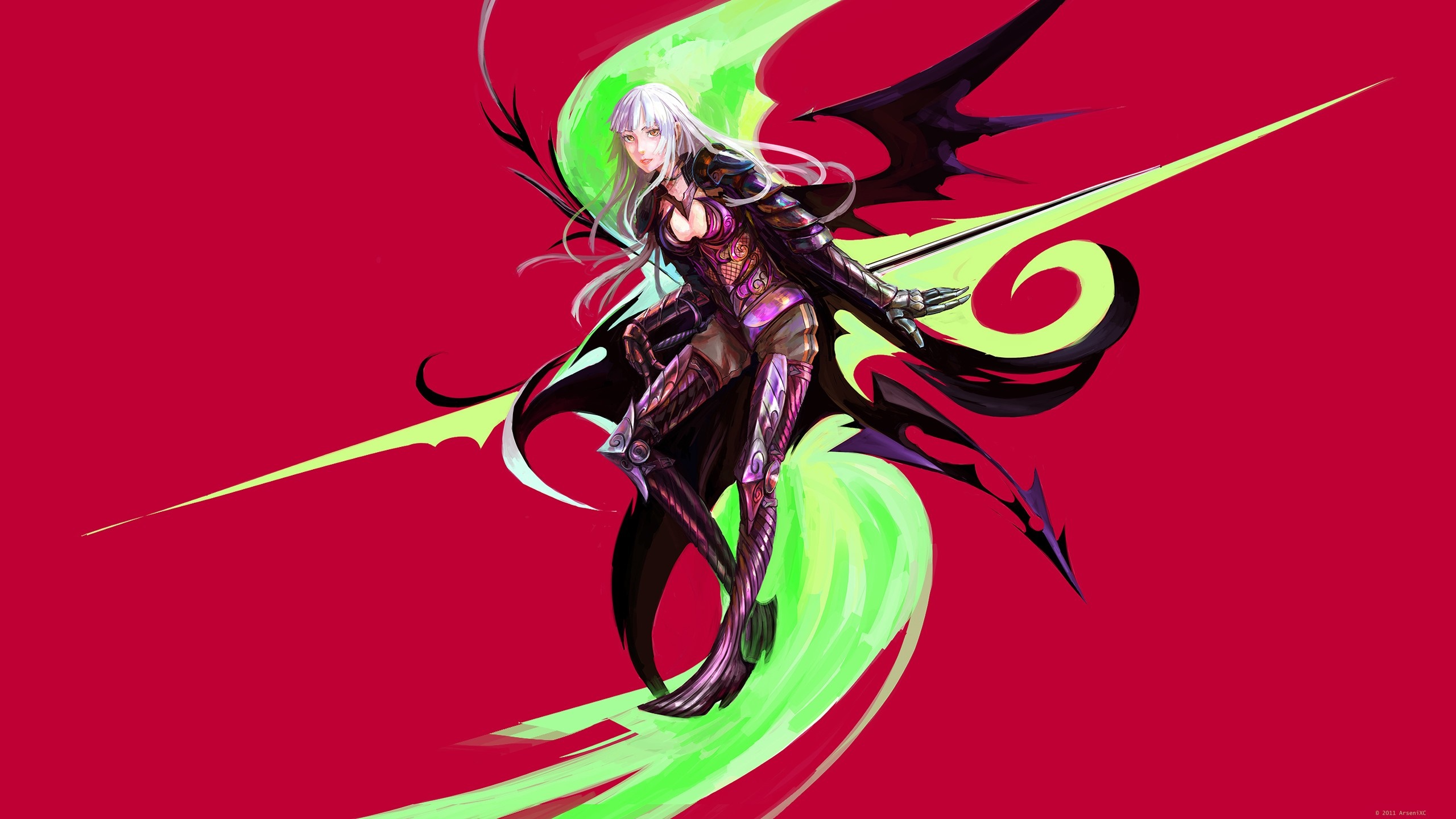 Illustration of a female character by ArseniXC HD Wallpaper