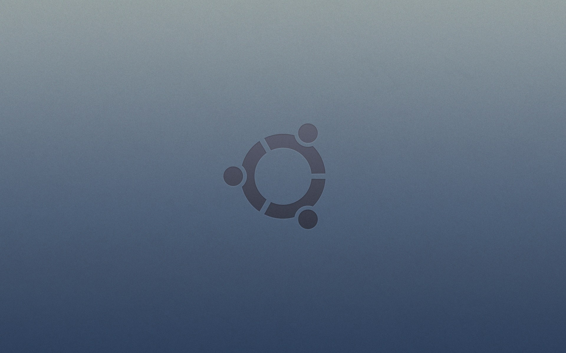 Ubuntu logo on a gradient background HD Wallpaper
