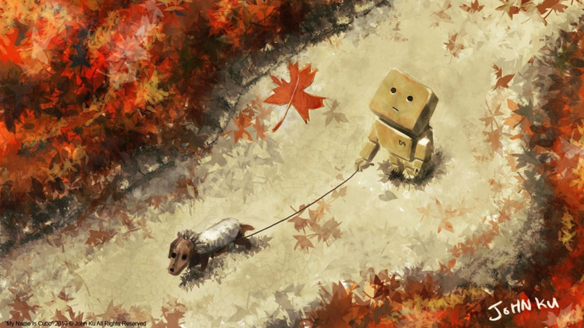My Name Is Cubo by John Ku HD Wallpaper