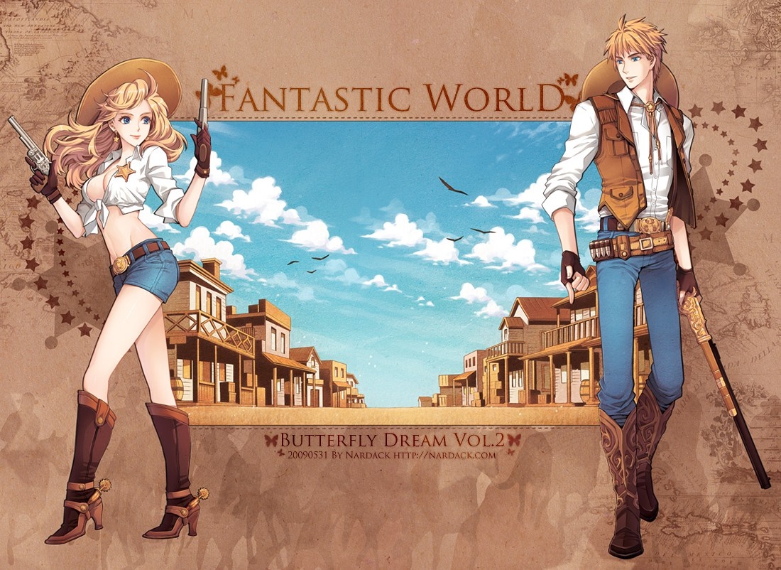 Fantastic World Butterfly Dream Vol. 2 Illustration HD Wallpaper