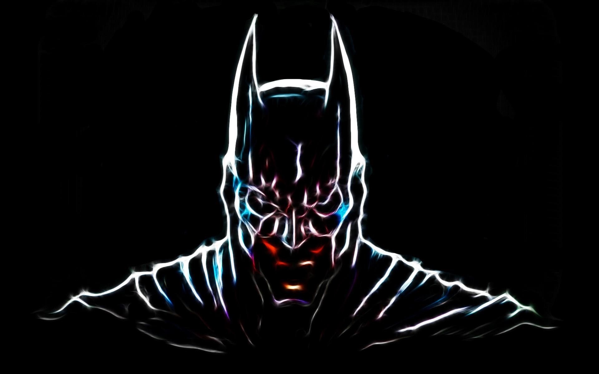 Batman illustration with Fractalius effect HD Wallpaper