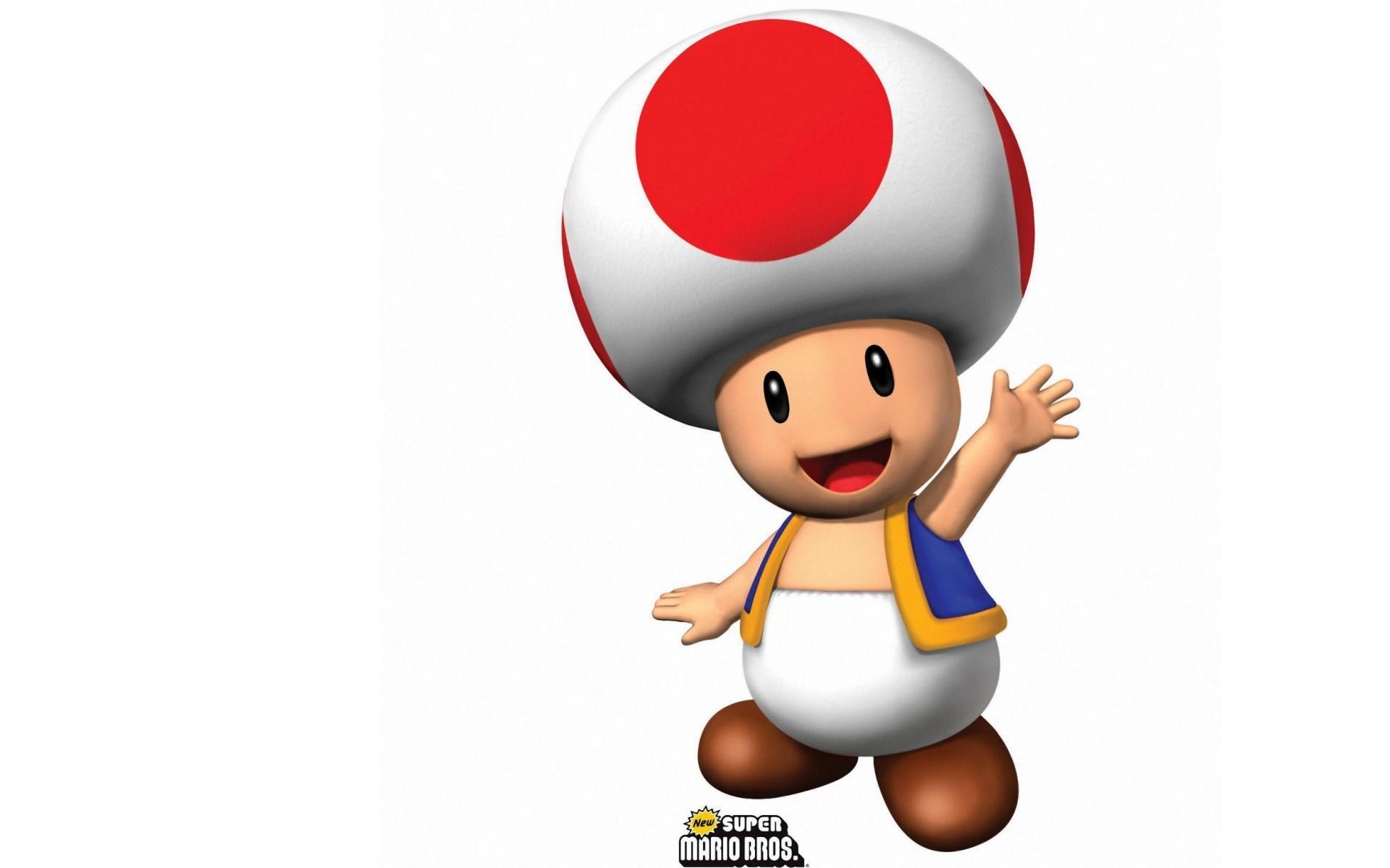 Toad from Super Mario Bros. HD Wallpaper
