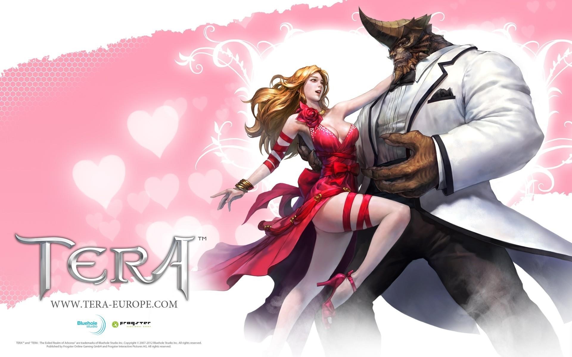 Couple from Tera online dancing HD Wallpaper