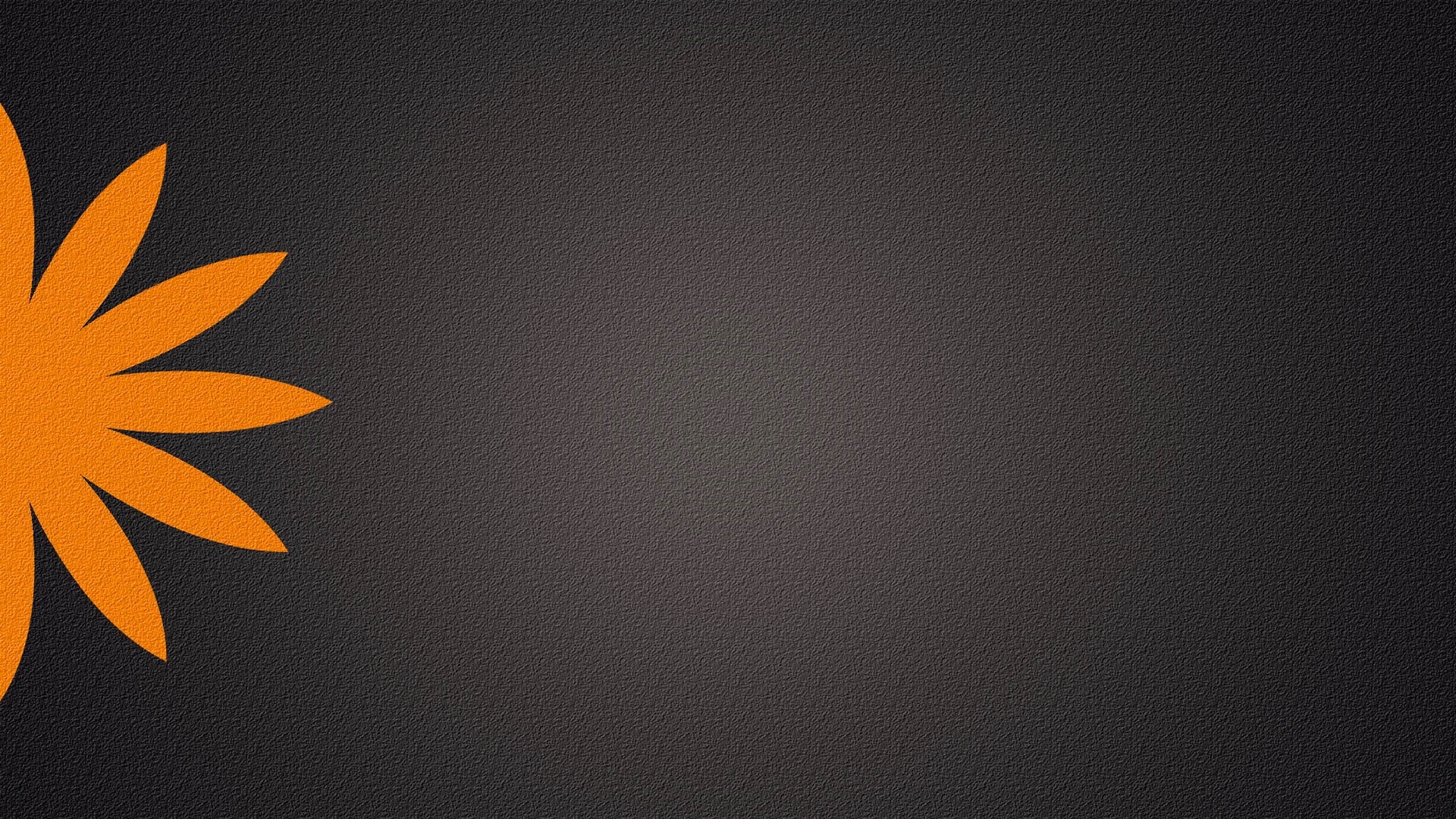 Orange flower petals on a textured dark background HD Wallpaper