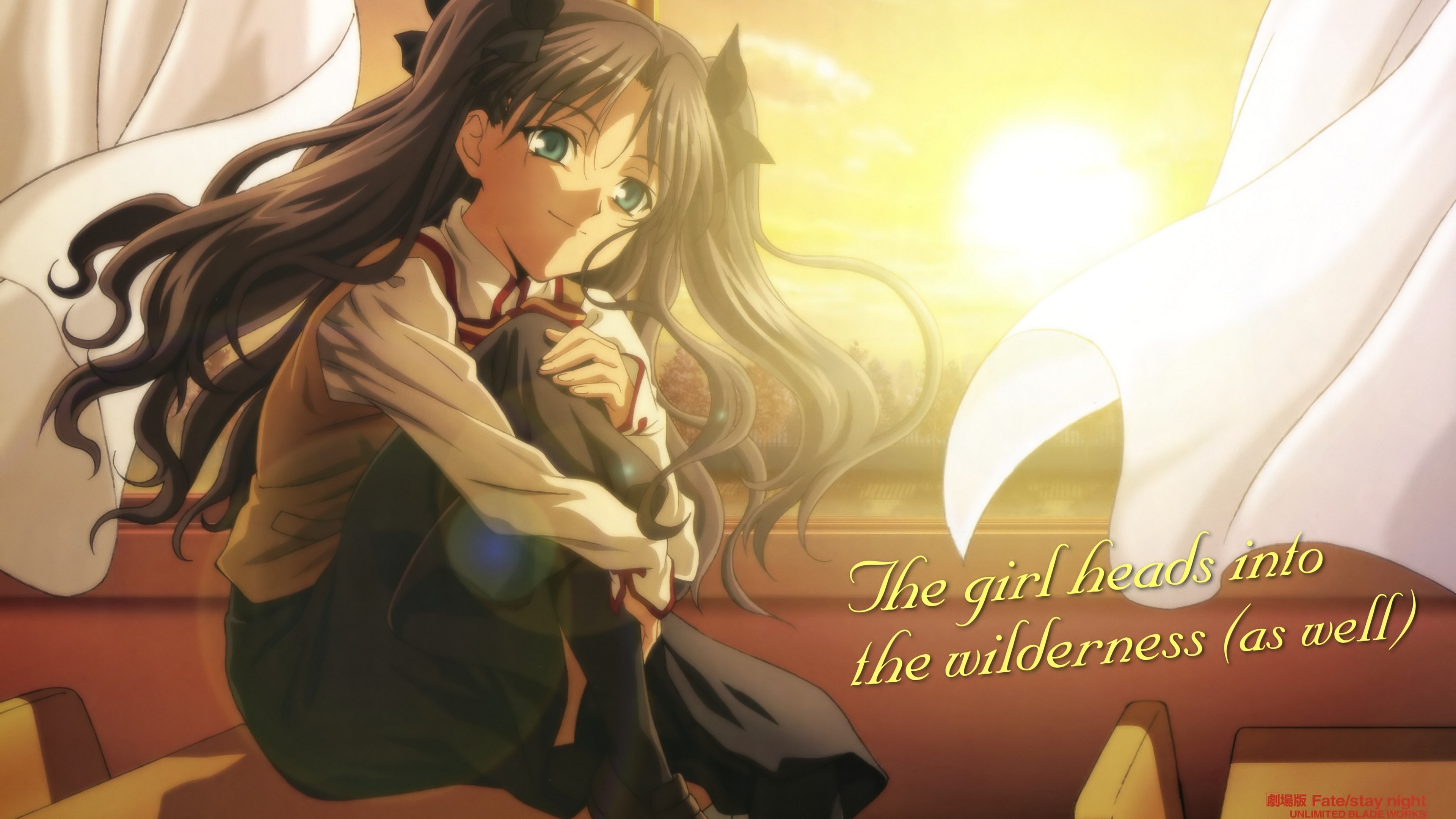 Rin Tohsaka from Fate/stay night HD Wallpaper