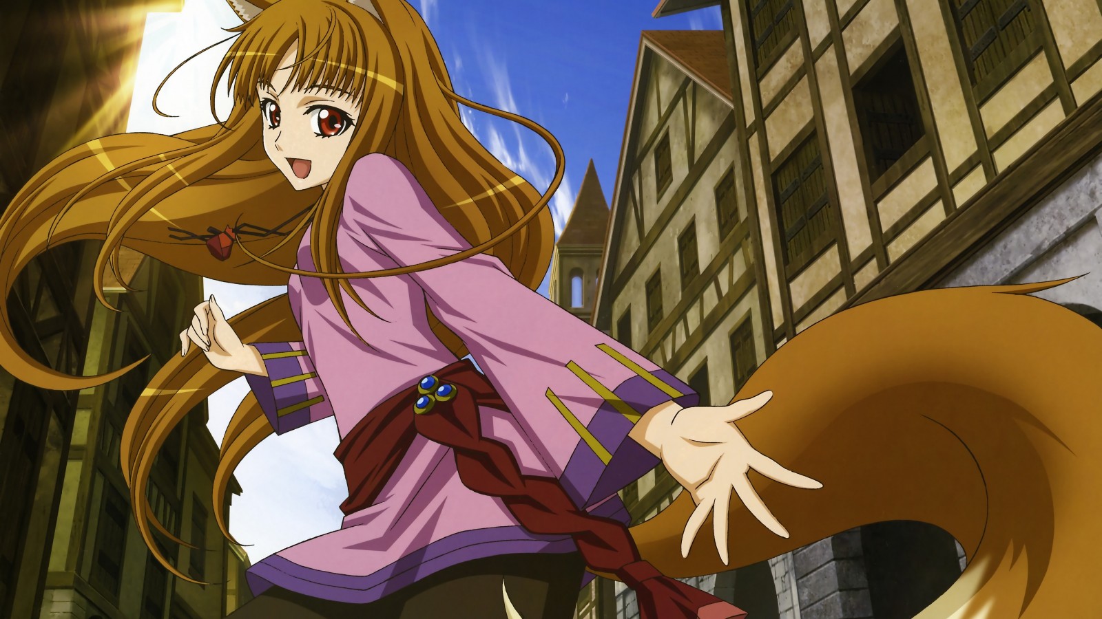 Holo from Spice and Wolf HD Wallpaper