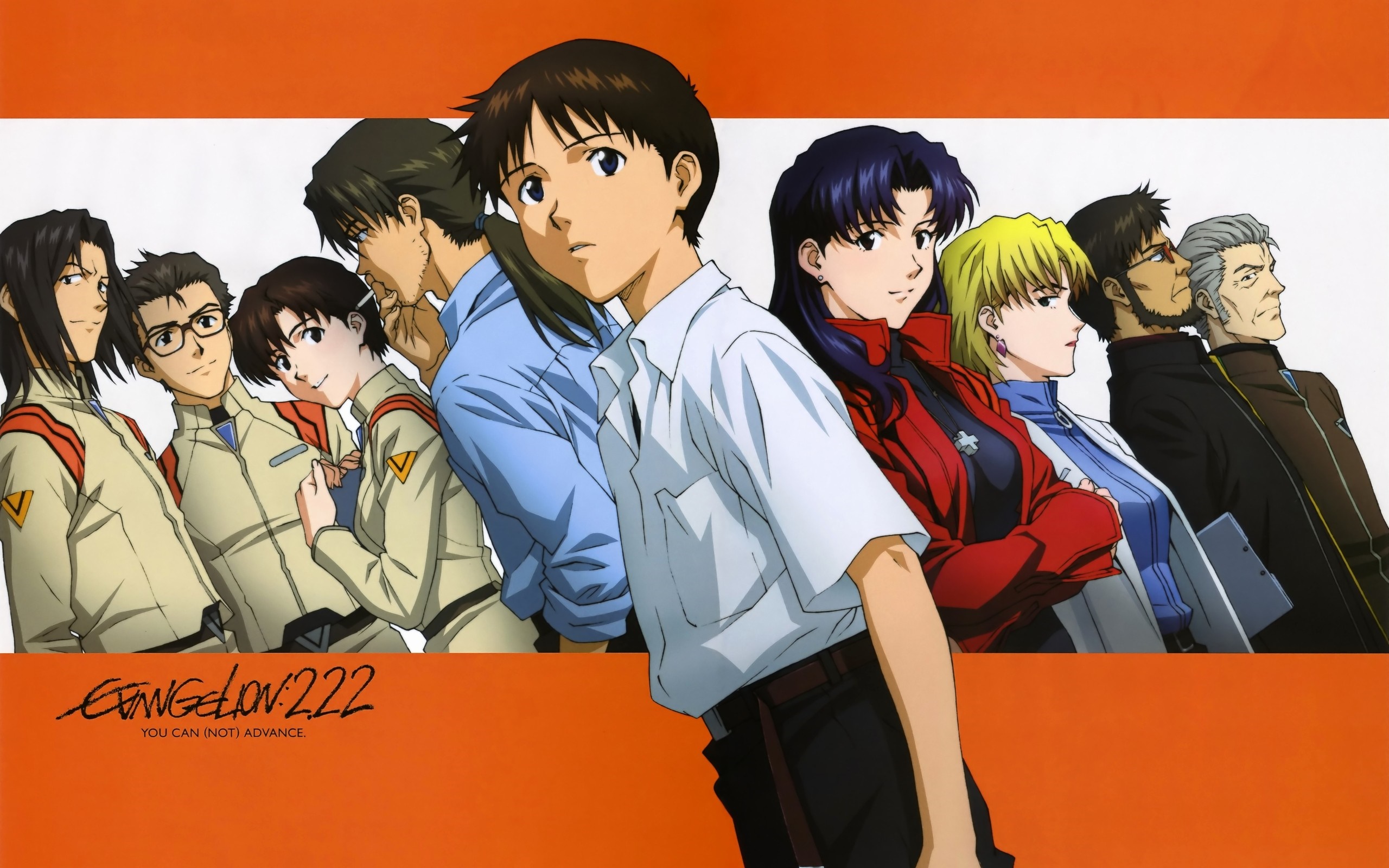 Characters from Neon Genesis Evangelion HD Wallpaper