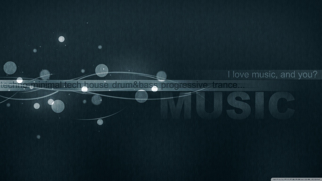 Music genres and abstract lights HD Wallpaper