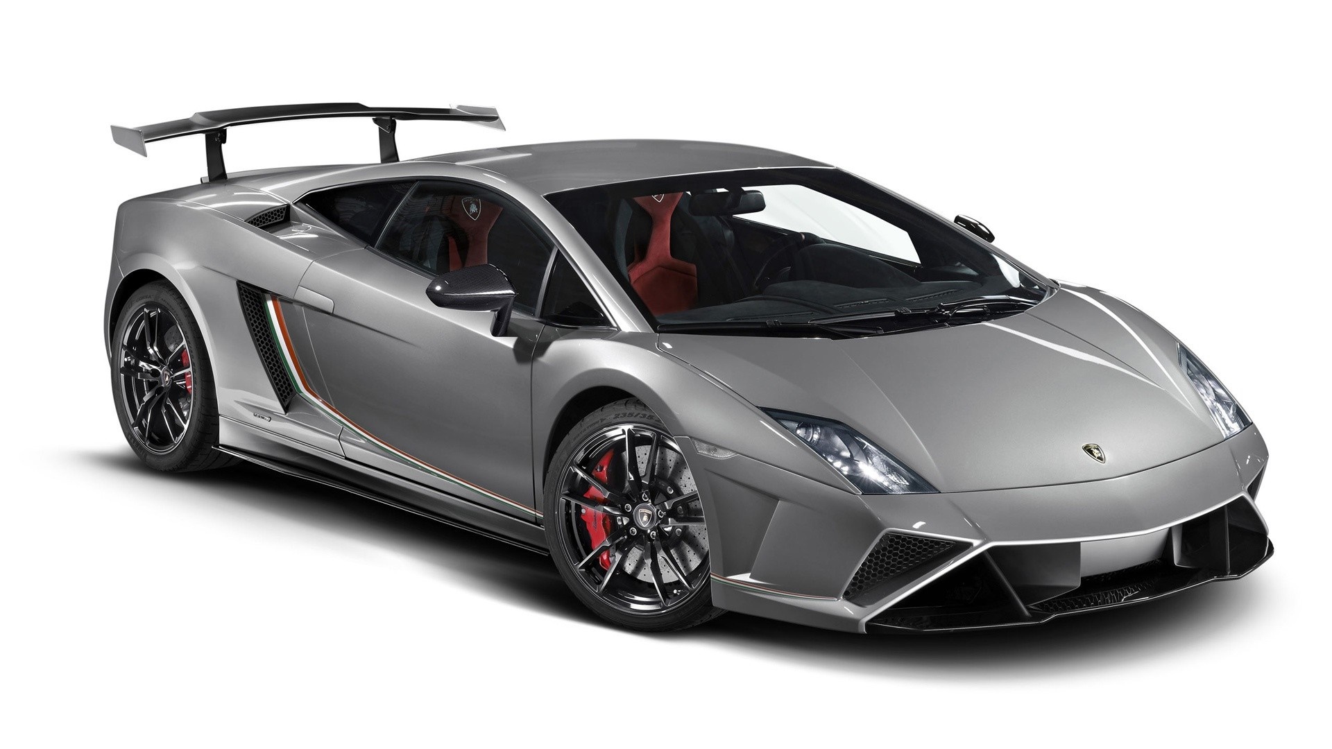 Lamborghini Gallardo Silver Sports Car HD Wallpaper