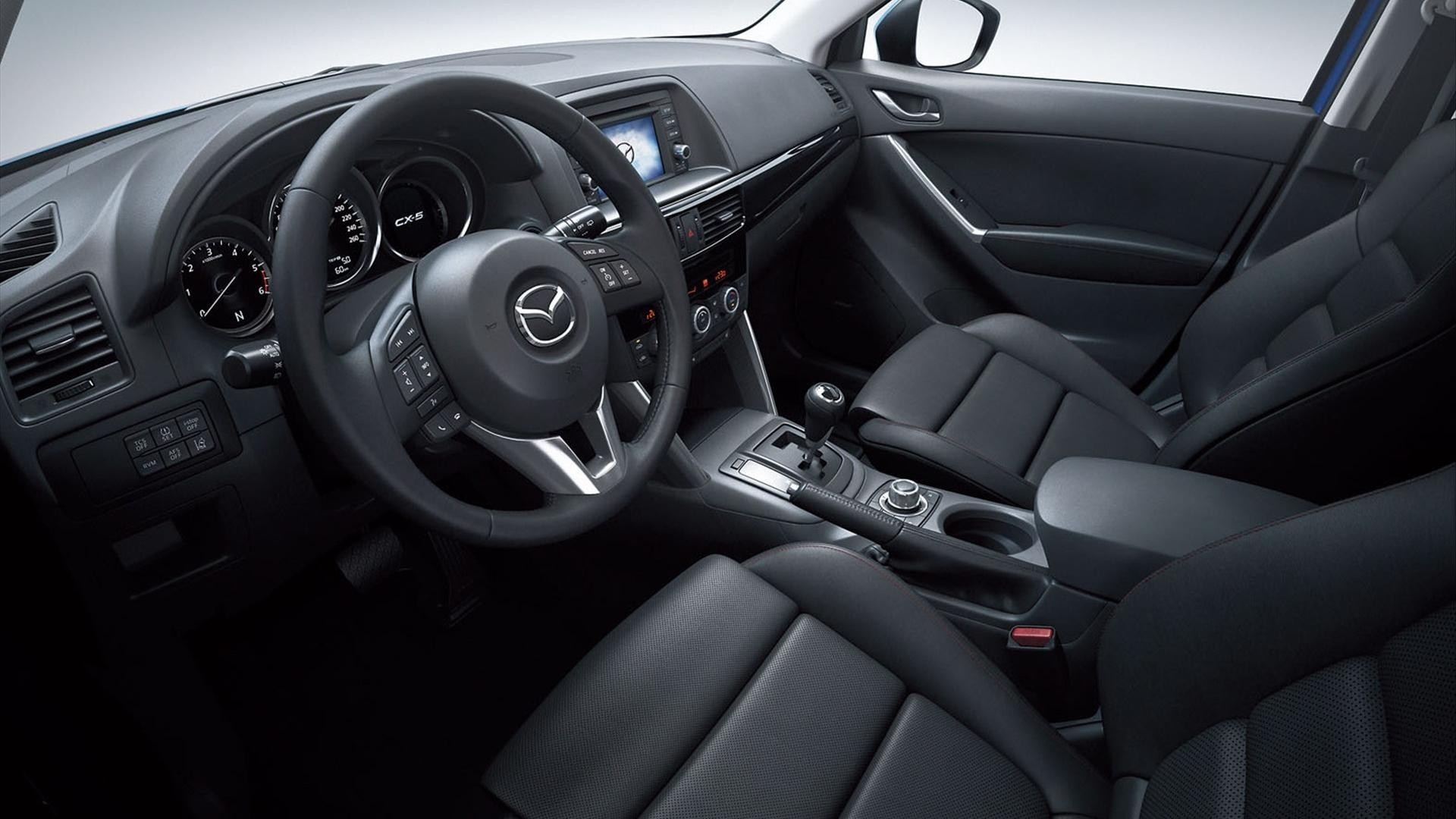 Interior of a Mazda CX-5 HD Wallpaper