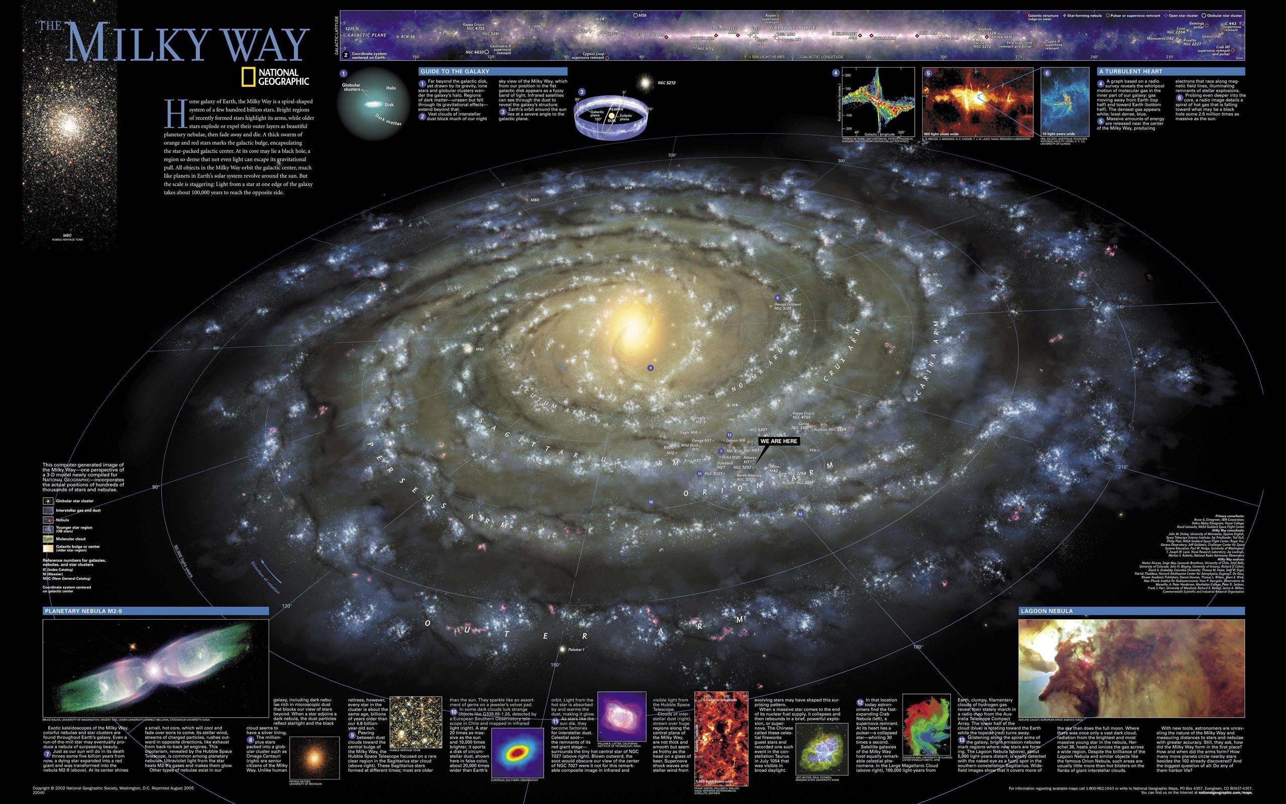 The Milky Way Galaxy National Geographic Poster HD Wallpaper