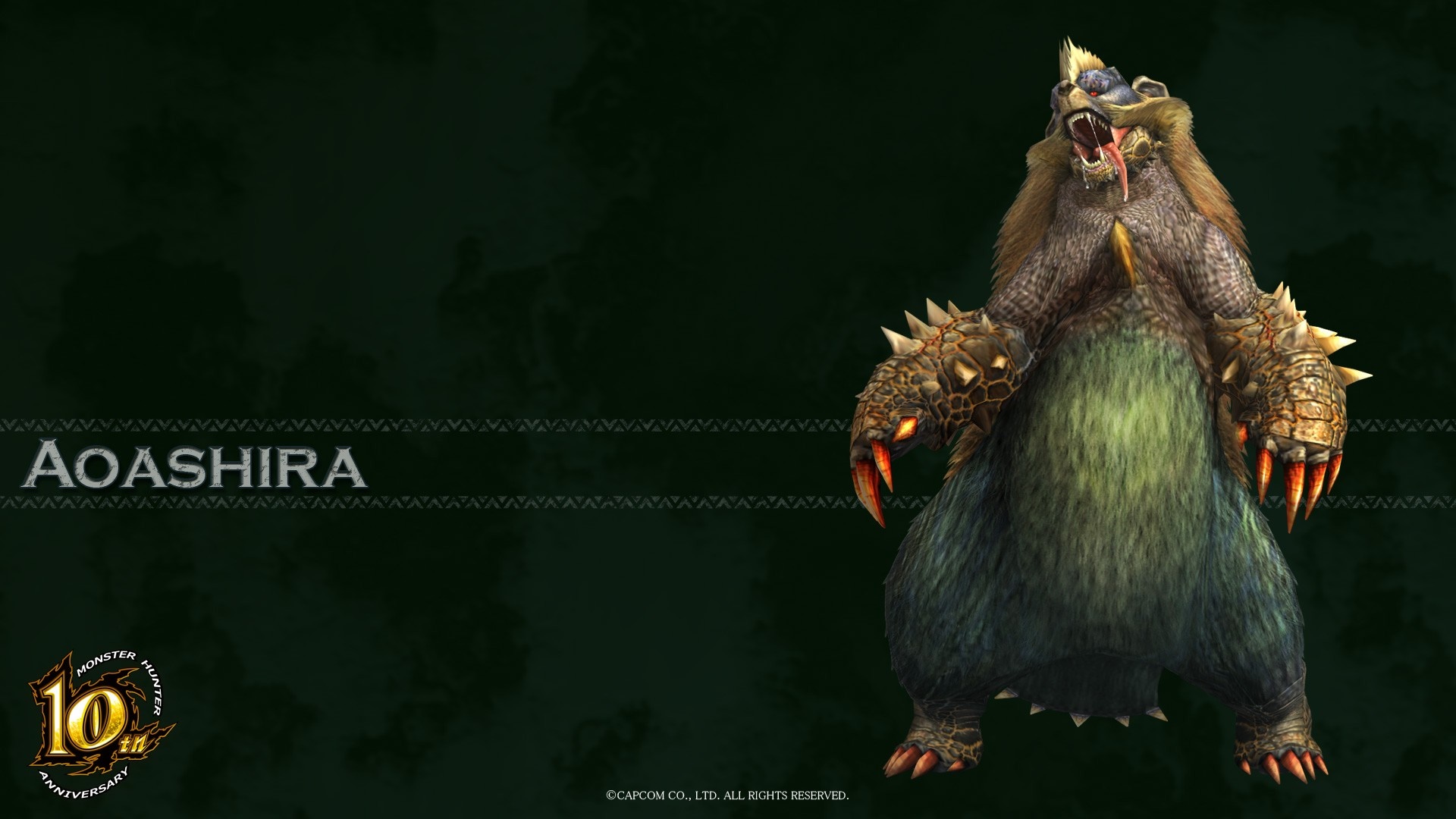 Aoashira from Monster Hunter HD Wallpaper