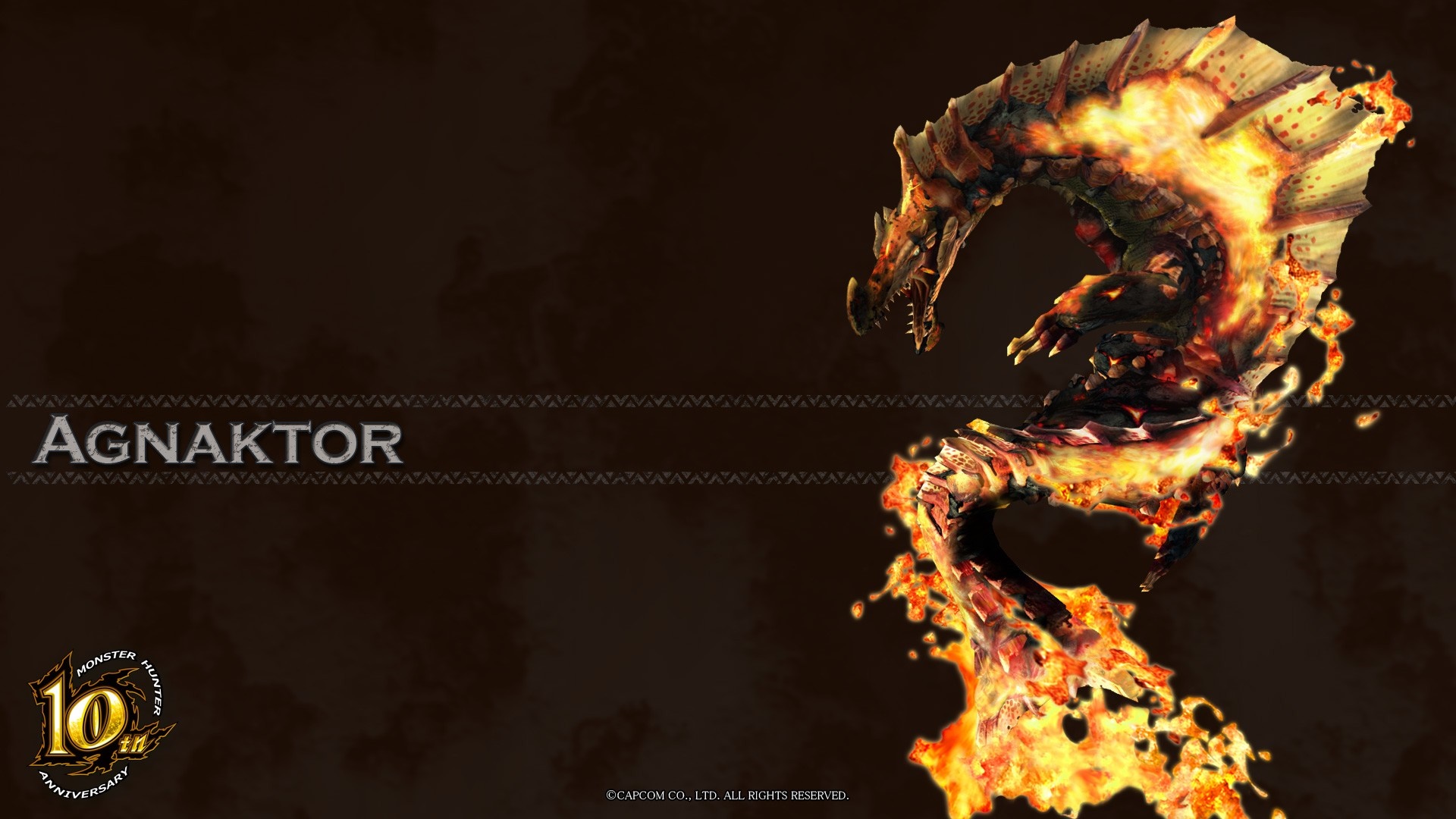 Agnaktor from Monster Hunter 10th Anniversary HD Wallpaper