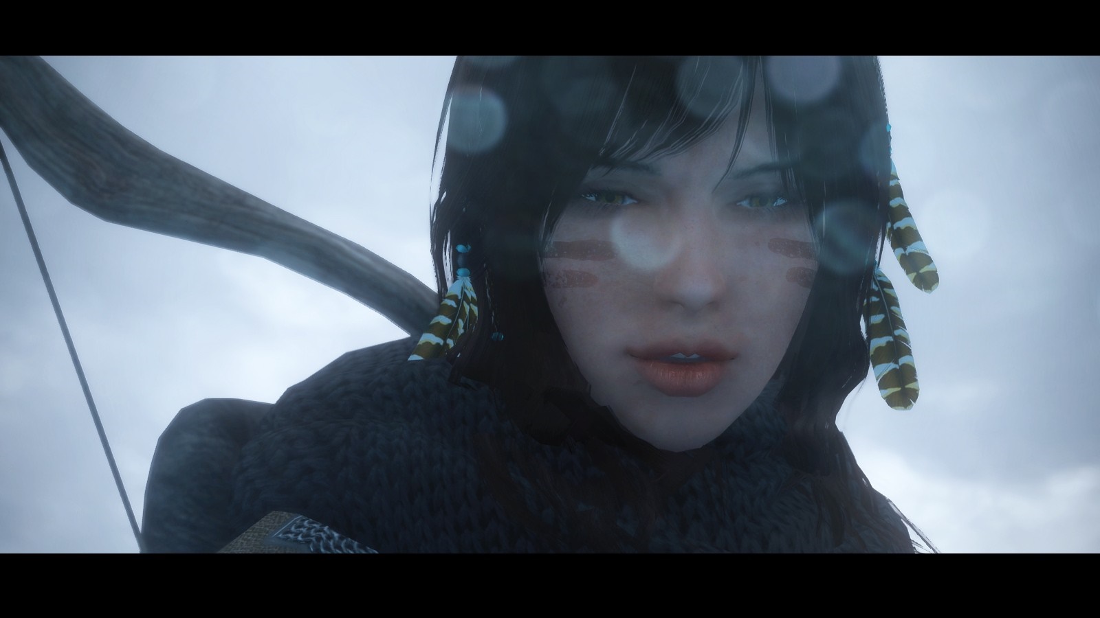 Woman with bow and arrow in The Elder Scrolls V Skyrim HD Wallpaper