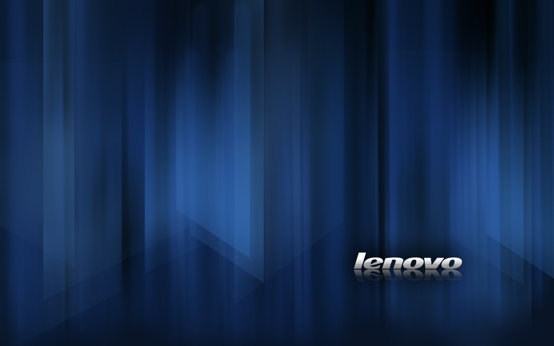 Lenovo logo on abstract blue background HD Wallpaper