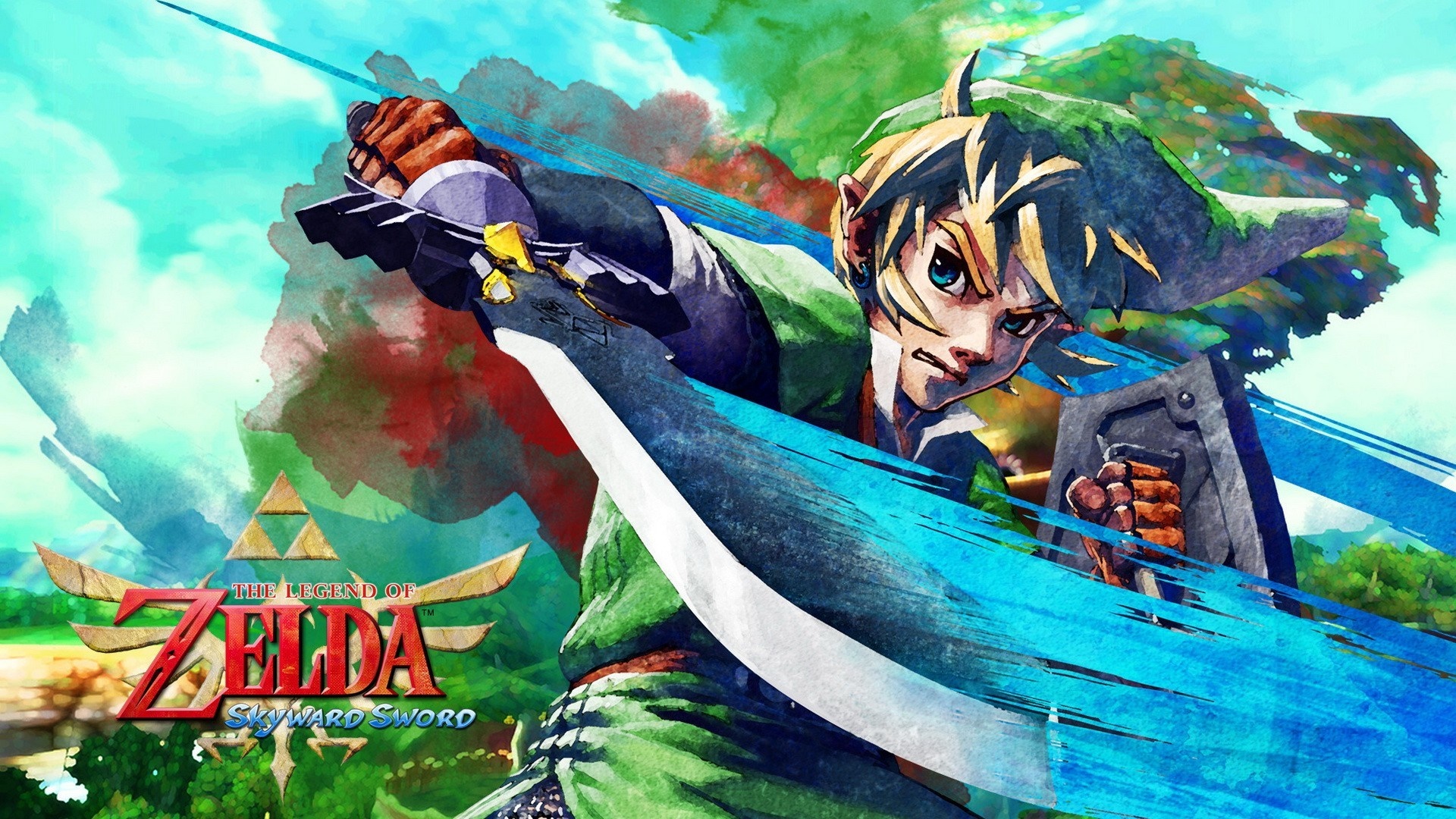 Link from The Legend of Zelda: Skyward Sword HD Wallpaper