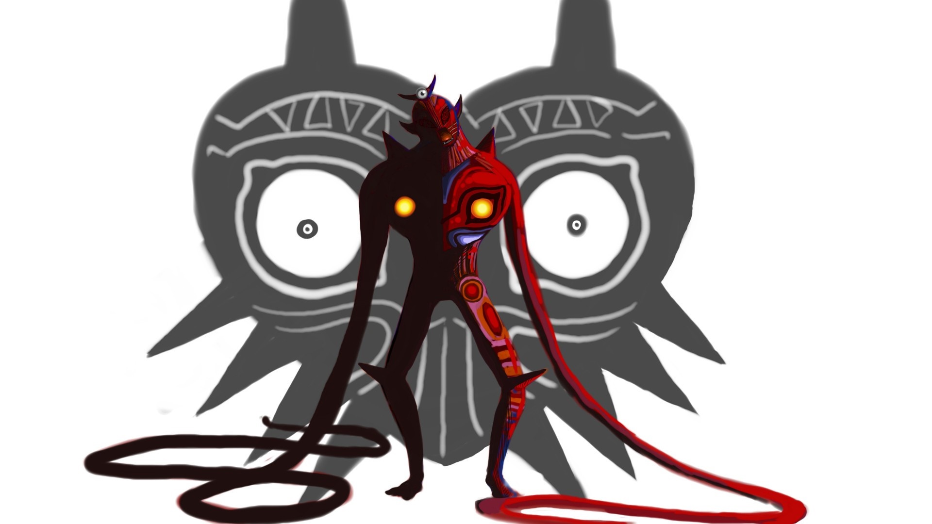 Skull Kid and Majora's Mask from The Legend of Zelda HD Wallpaper