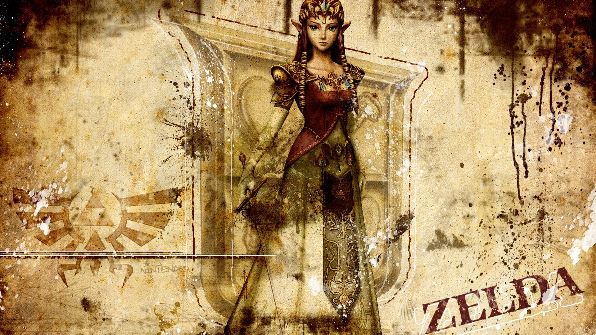 Princess Zelda from The Legend of Zelda HD Wallpaper