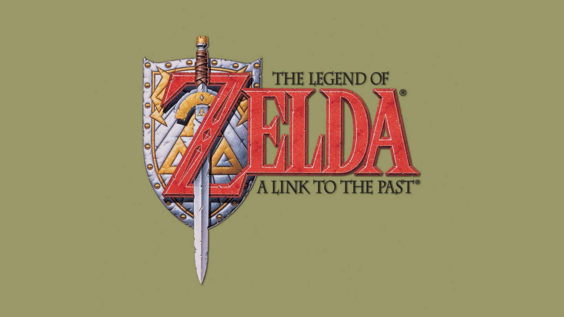 The Legend of Zelda A Link to the Past logo HD Wallpaper