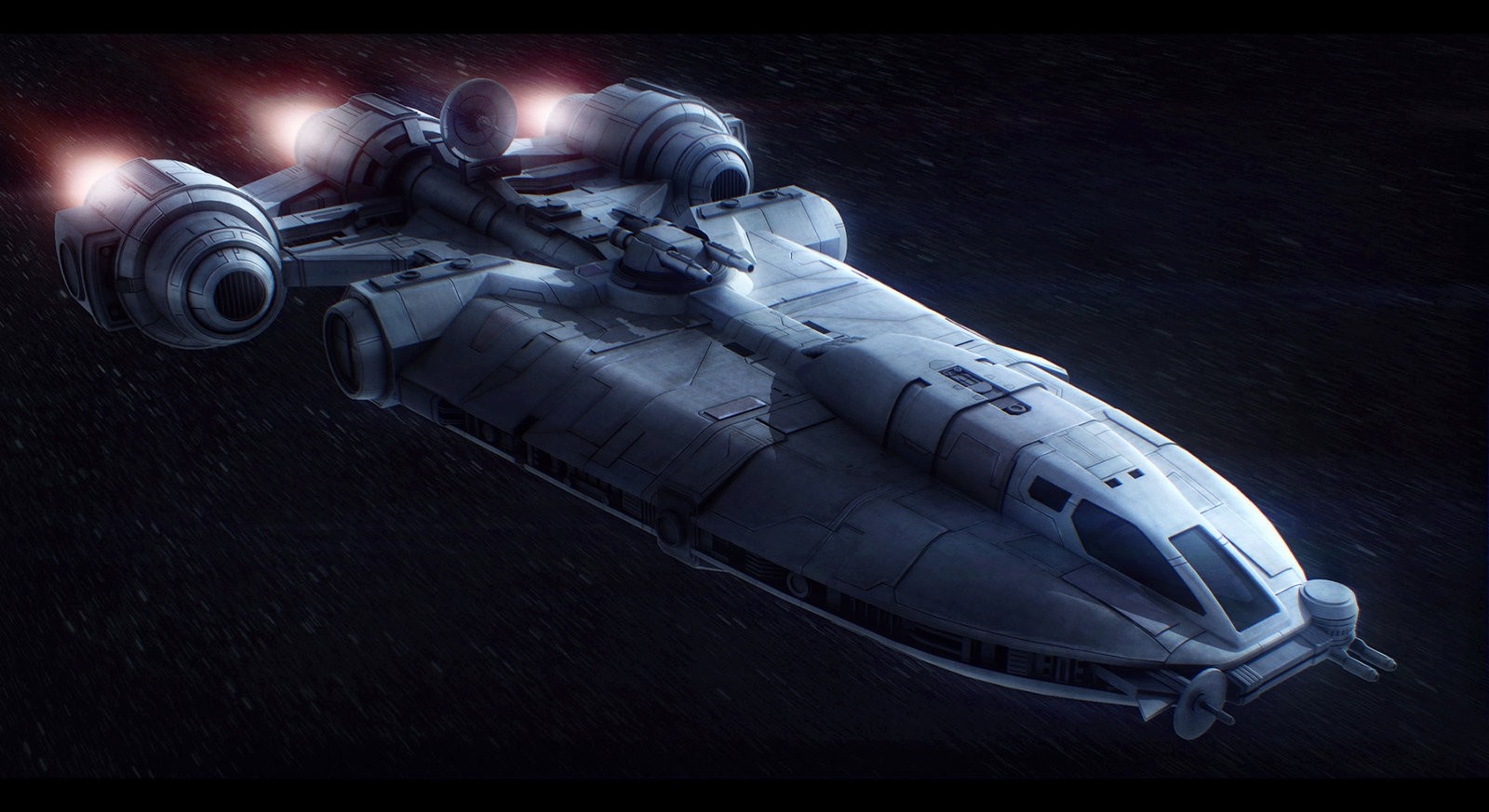 Star Wars spaceship in space HD Wallpaper