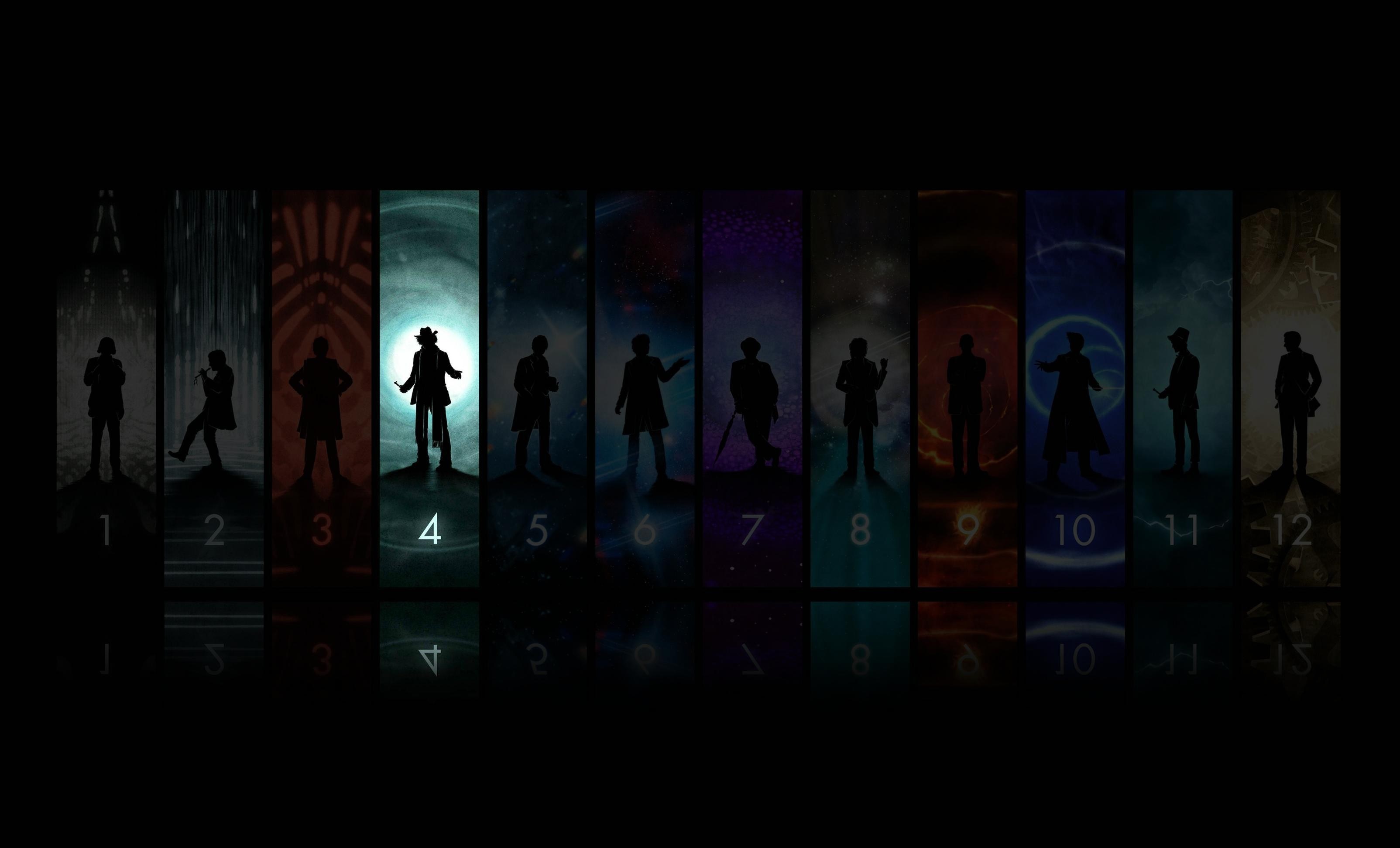 The Doctors from Doctor Who HD Wallpaper
