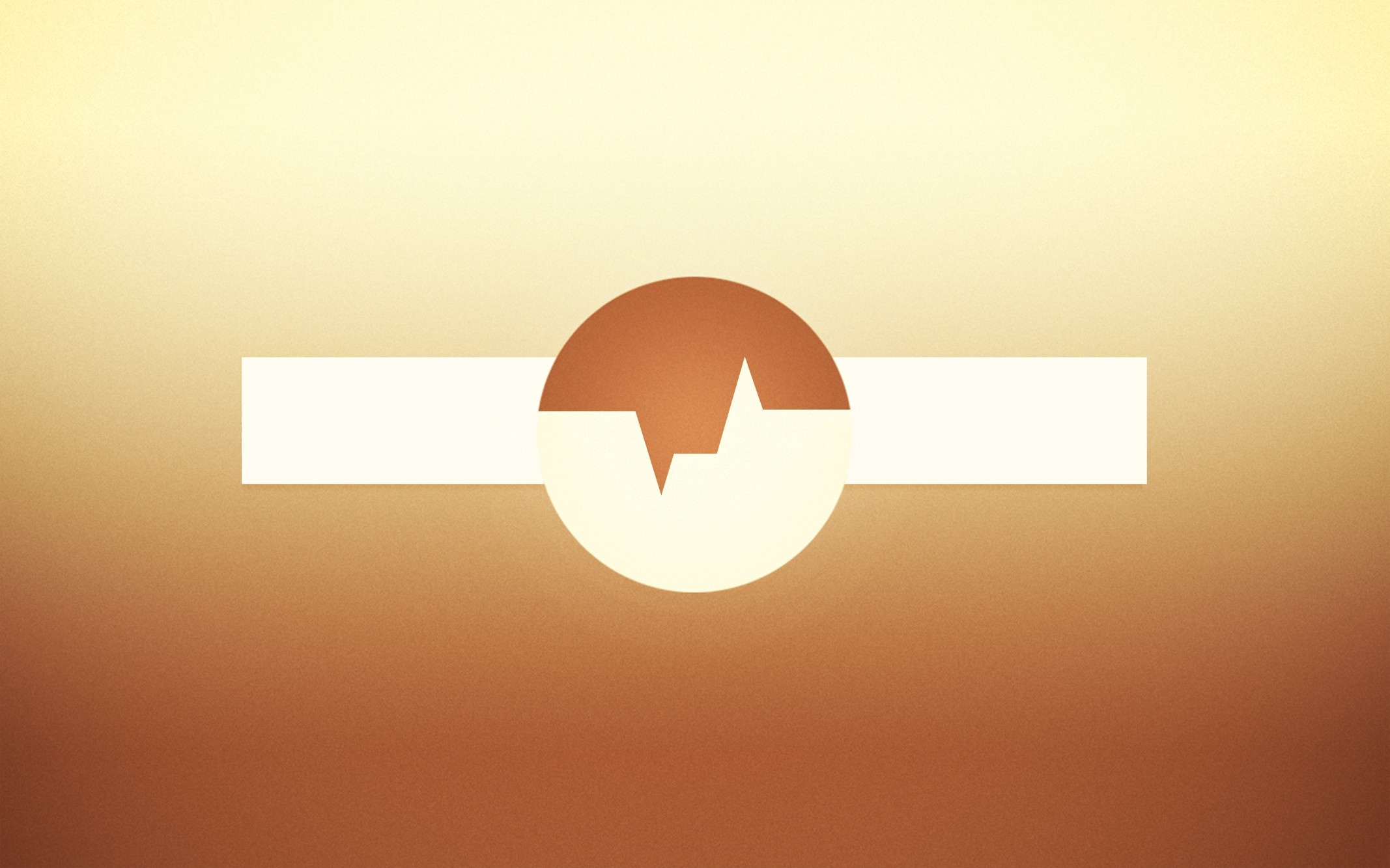 Abstract logo with circle and line HD Wallpaper