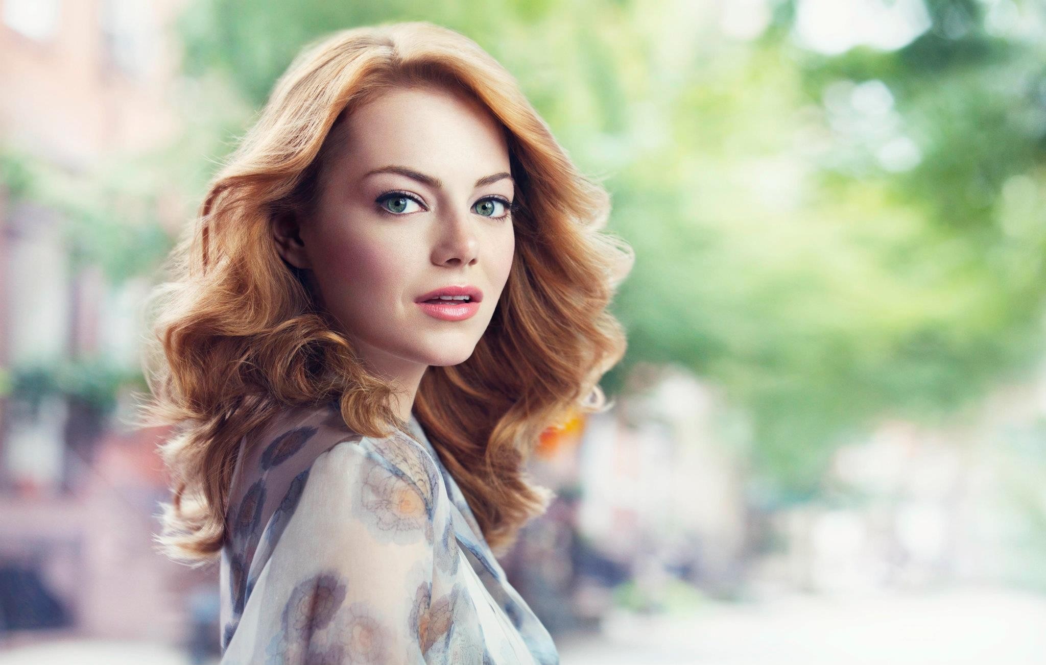 Emma Stone portrait photography HD Wallpaper