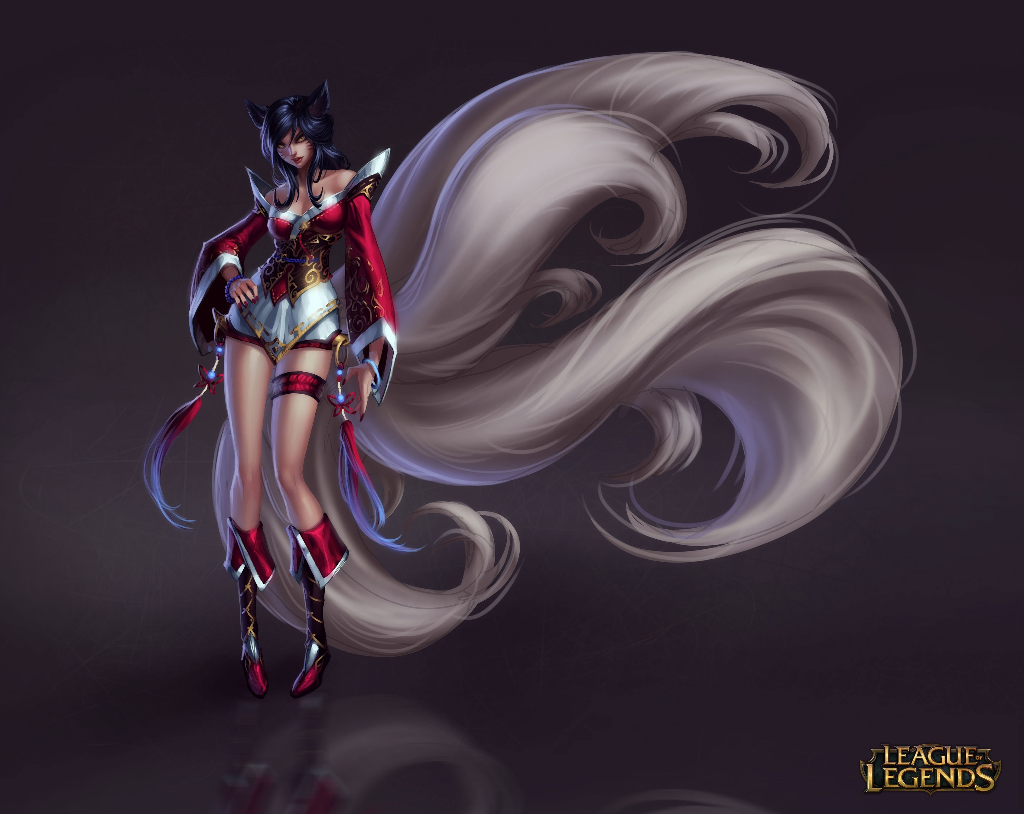 Ahri from League of Legends HD Wallpaper