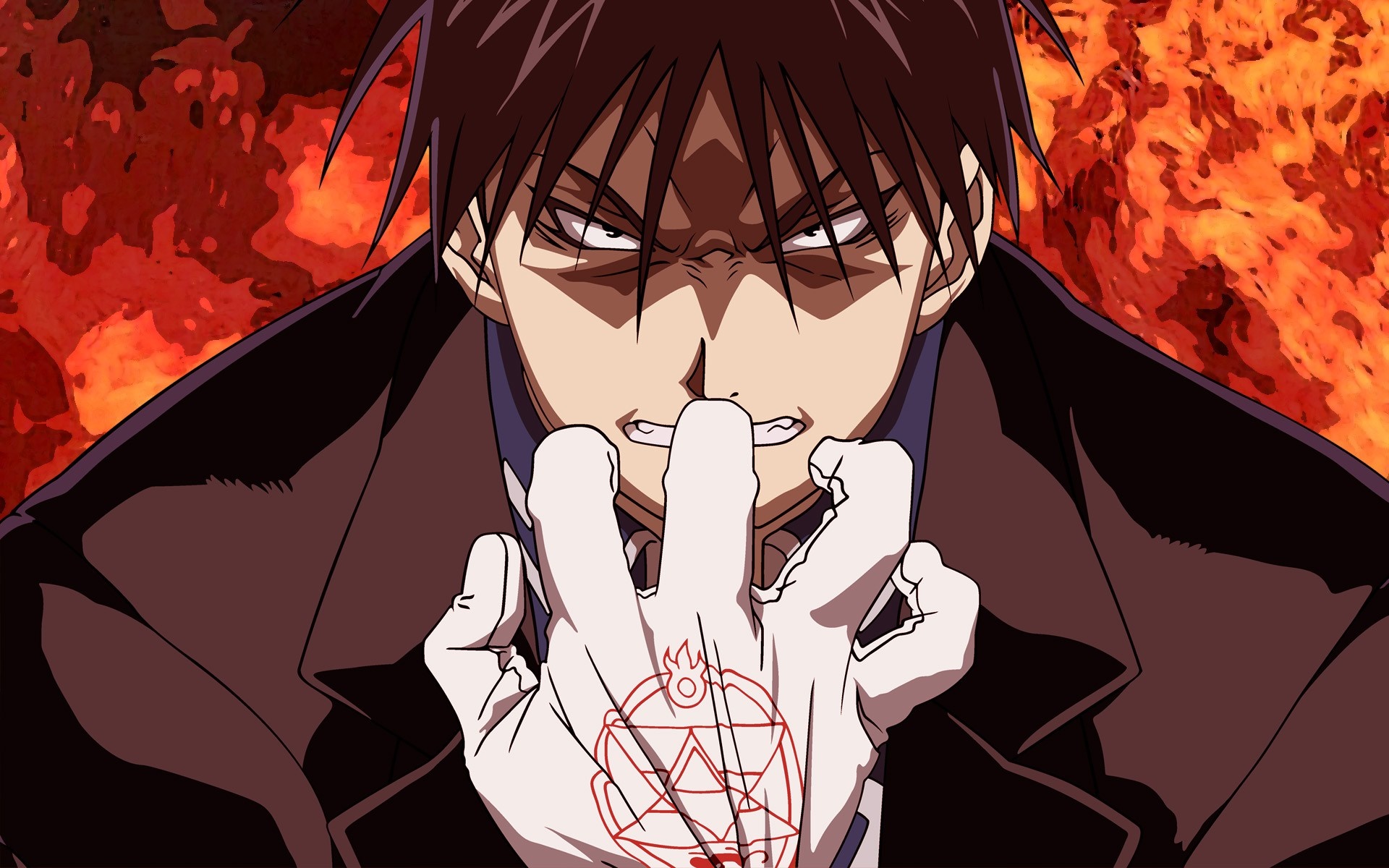 Roy Mustang from Fullmetal Alchemist HD Wallpaper