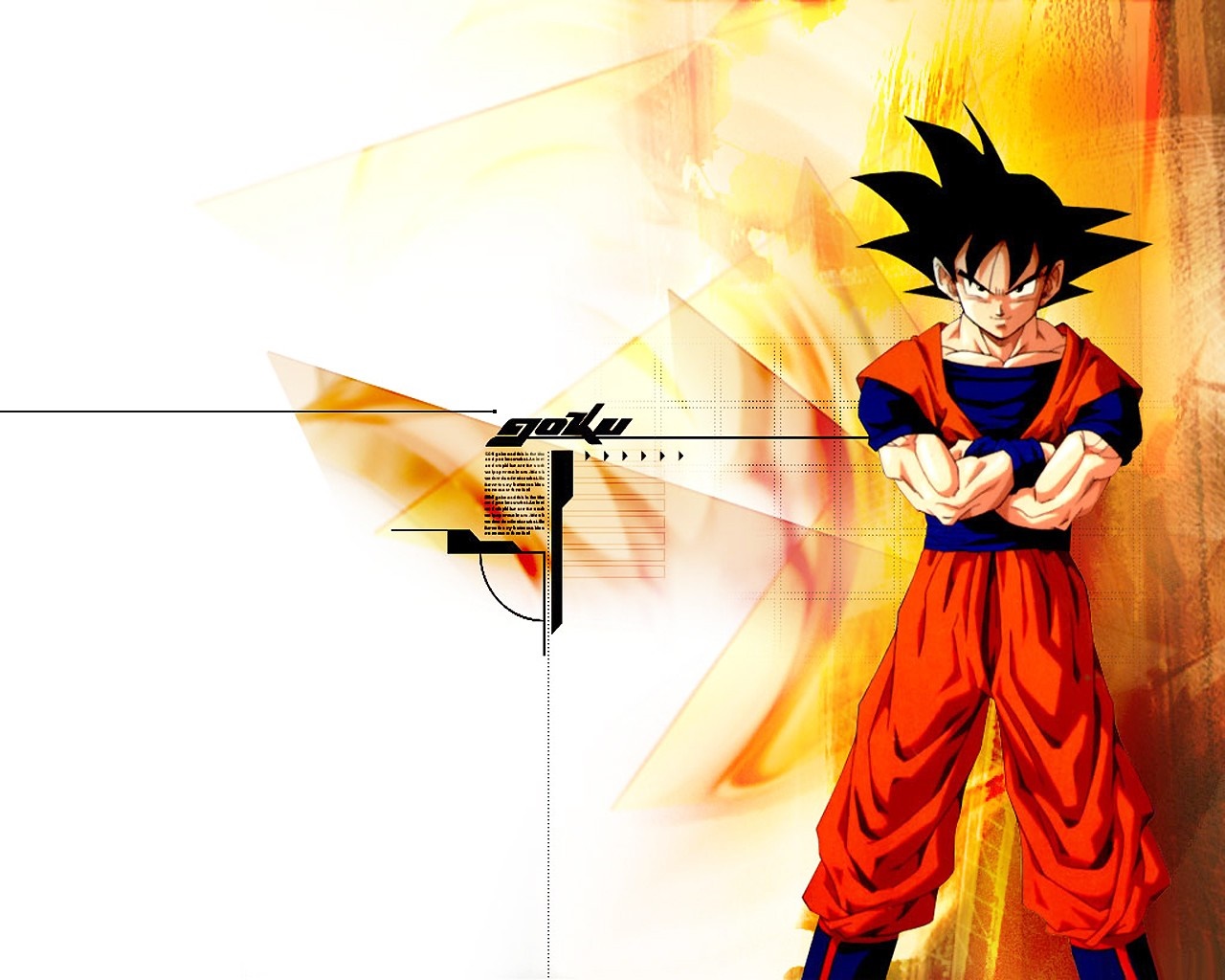 Son Goku from Dragon Ball Z HD Wallpaper