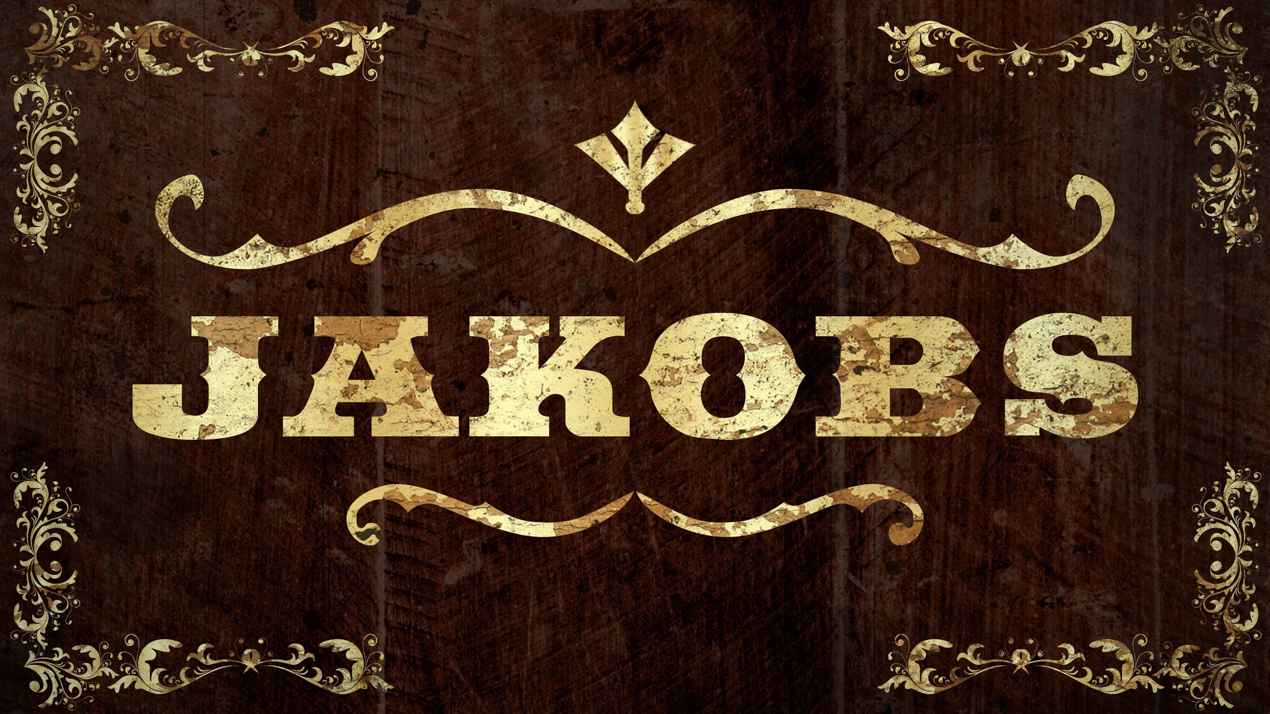 Jakobs logo with ornate borders HD Wallpaper